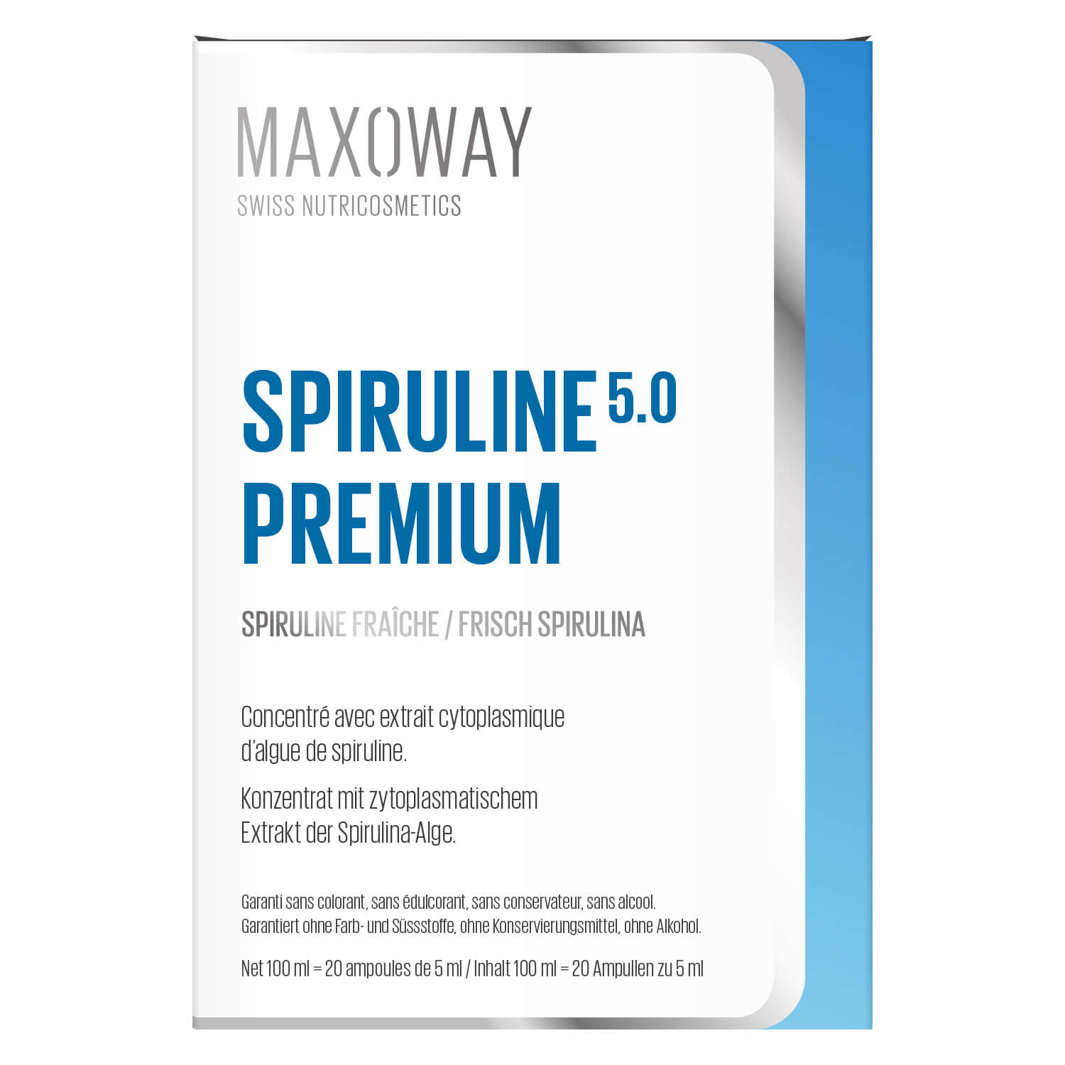 Maxoway – Spiruline 5.0 Premium 20x5ml