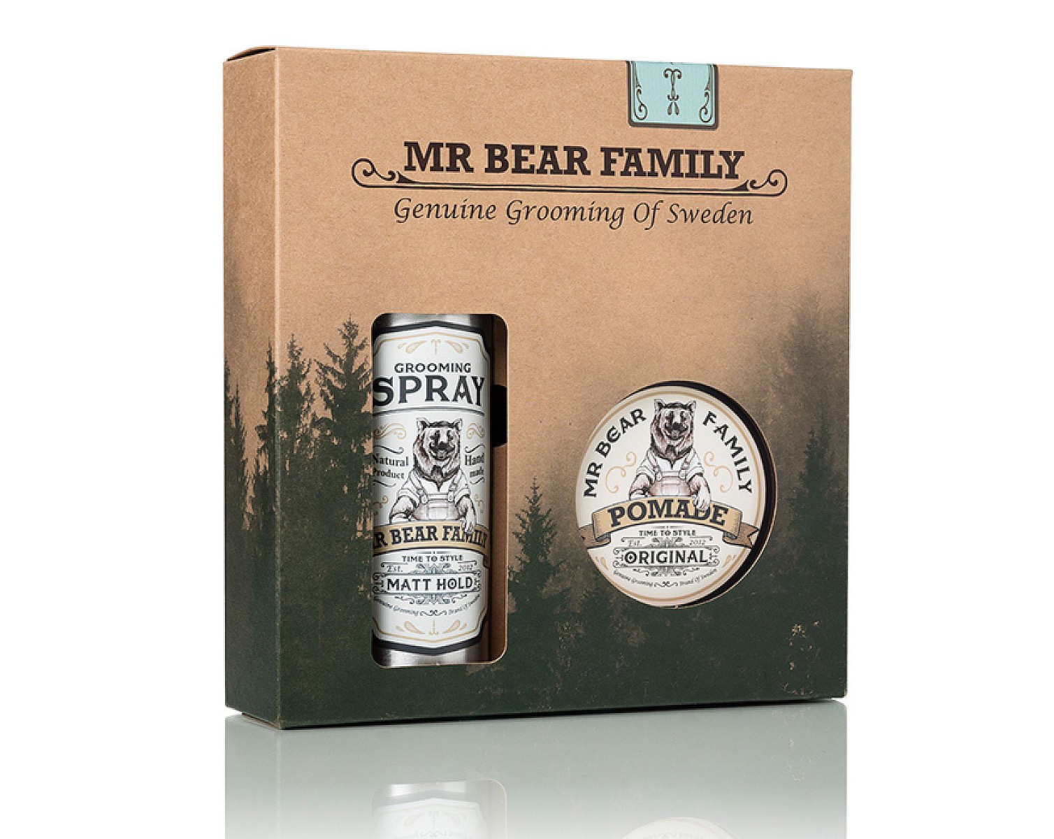 Mr. Bear Family Sweetwood – Kit Spray & Pomade 300ml