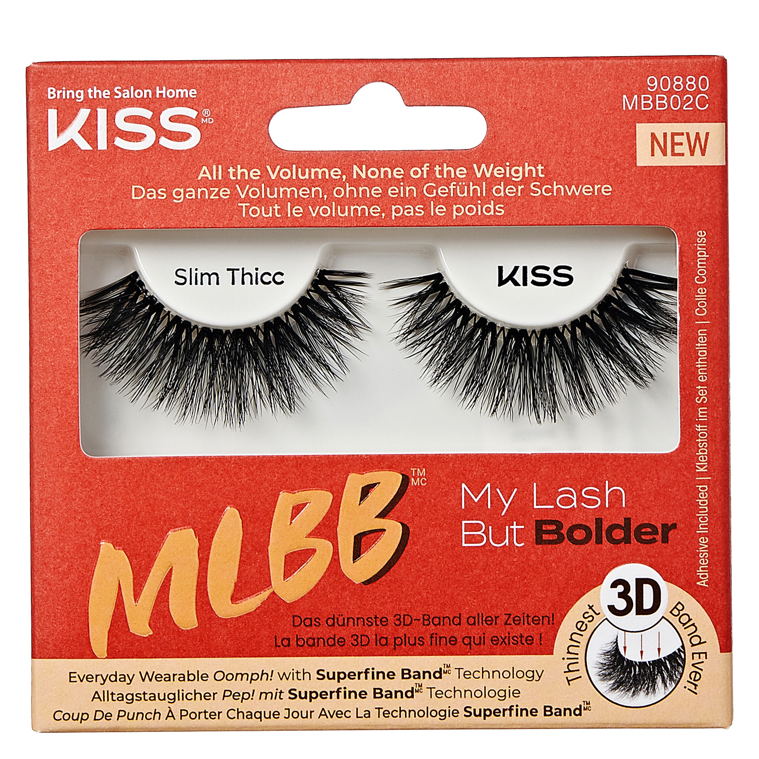 Kiss Lashes - Mlb Bolder Slim Thicc 1x