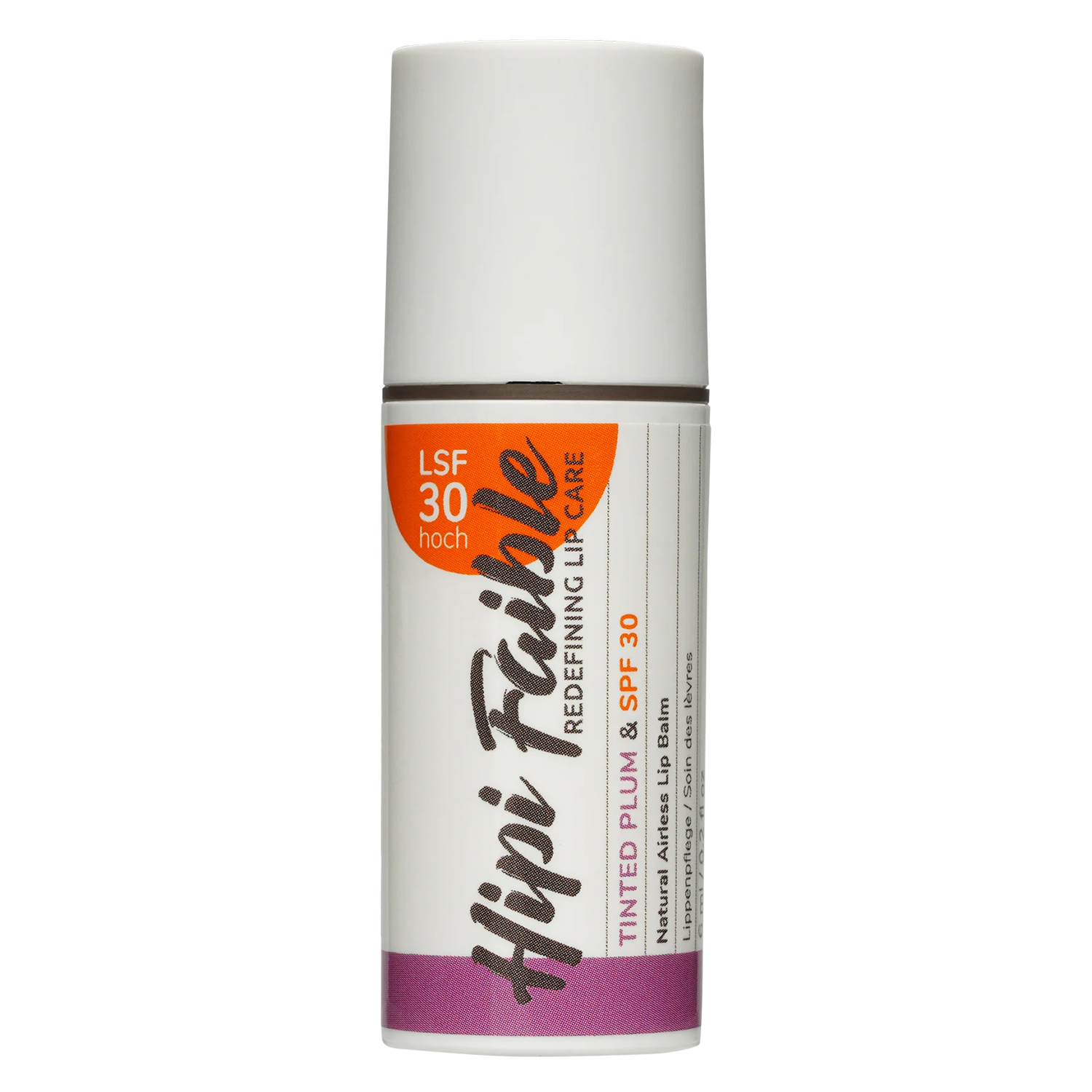 Hipi Faible - Lip Balm Tinted Plum & Spf 30 6ml