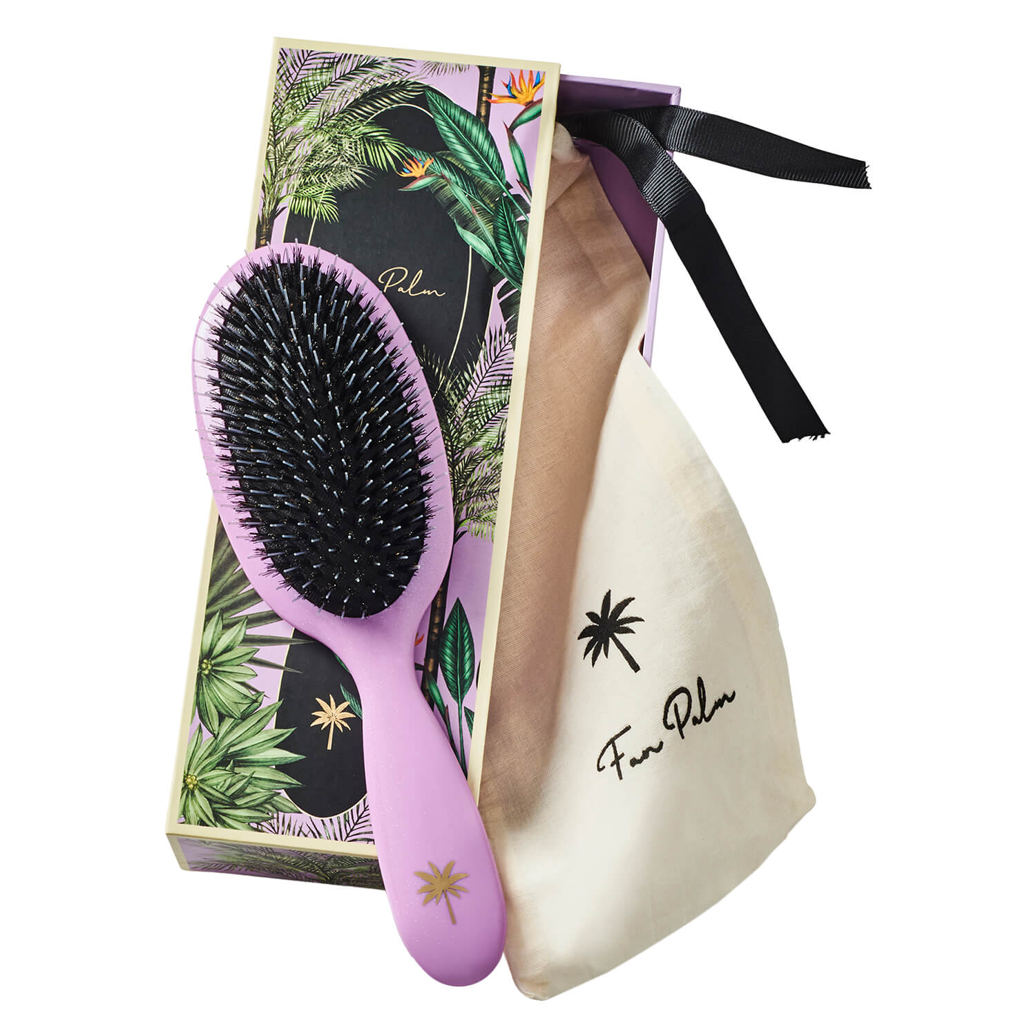 Fan Palm Hair Brush Medium Butterfly PerfectHair.ch