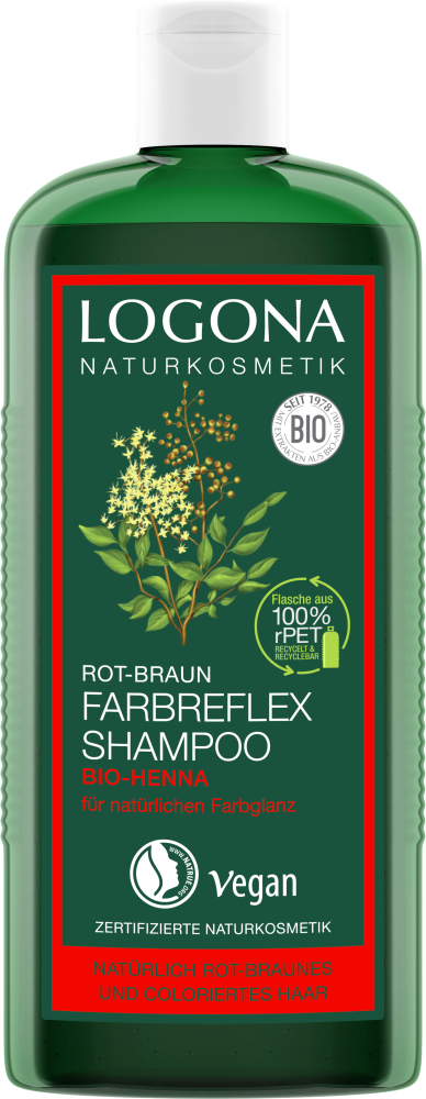Logona – Shampoo Farbreflex Rot-Braun 250ml