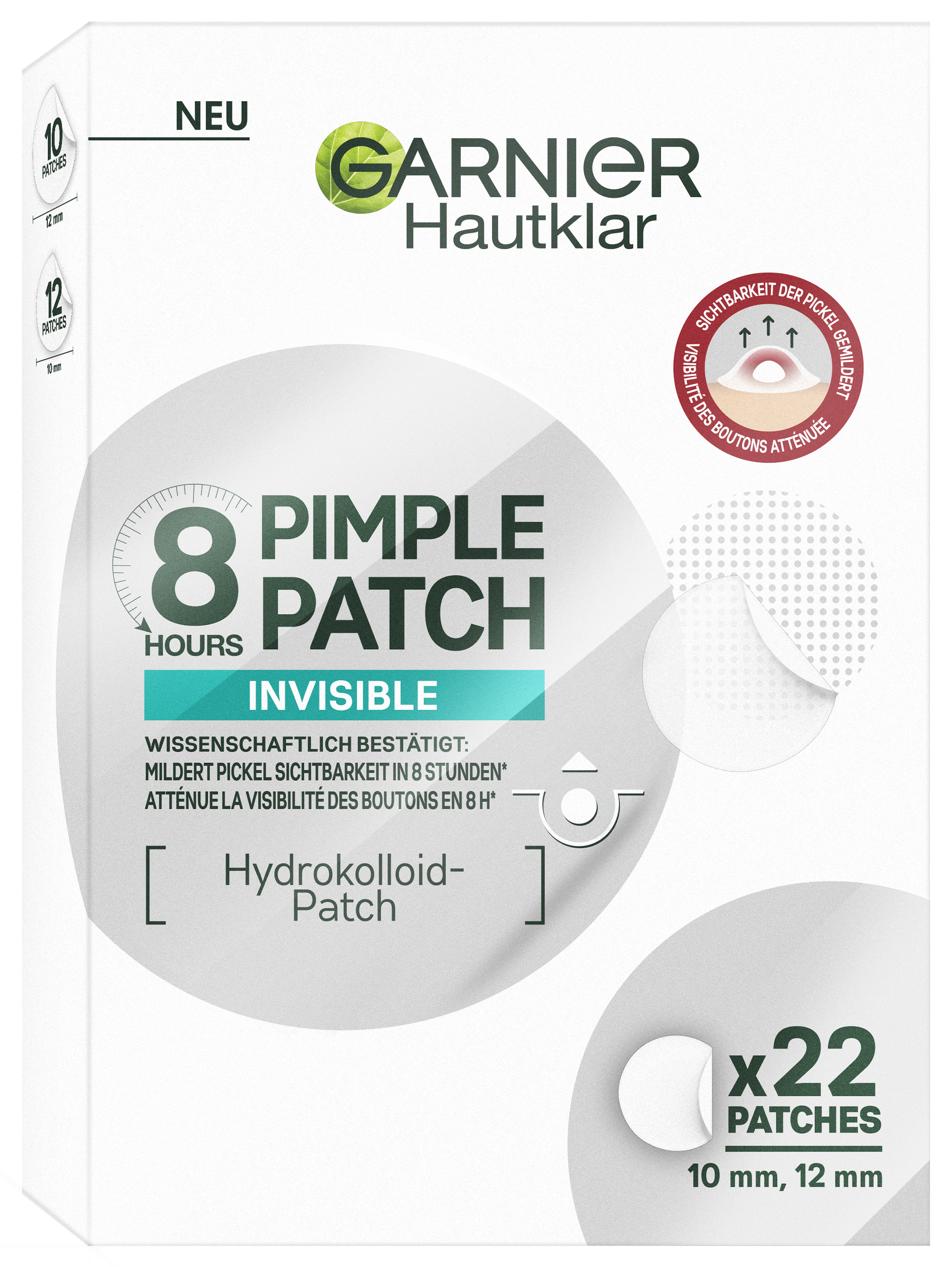 Garnier Skinactive Face – 8h Invisible Pimple Patch 22x