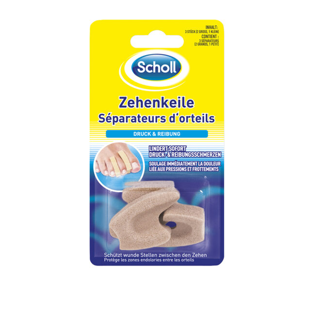Scholl Aid - Zehenkeile 3x