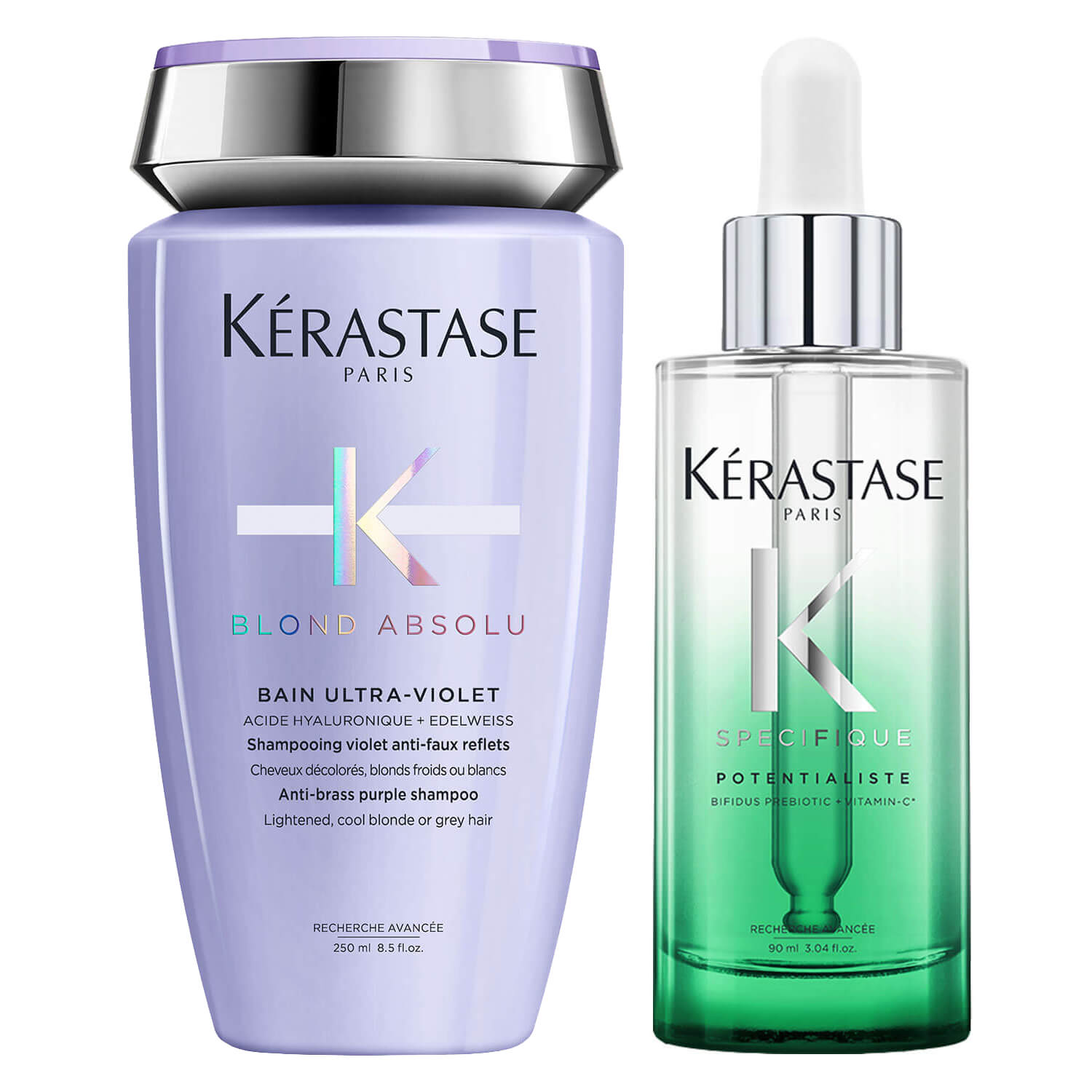 Kérastase Spécifique – Potentialiste Serum + Blond Absolu Bain Ultra-Violet