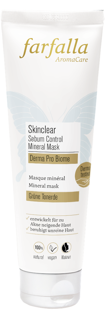 Farfalla Derma Pro Biome Beautycare Gesichtspflege – Skinclear Sebum Control Mineral Mask, Derma Pro Biome, 5 50ml