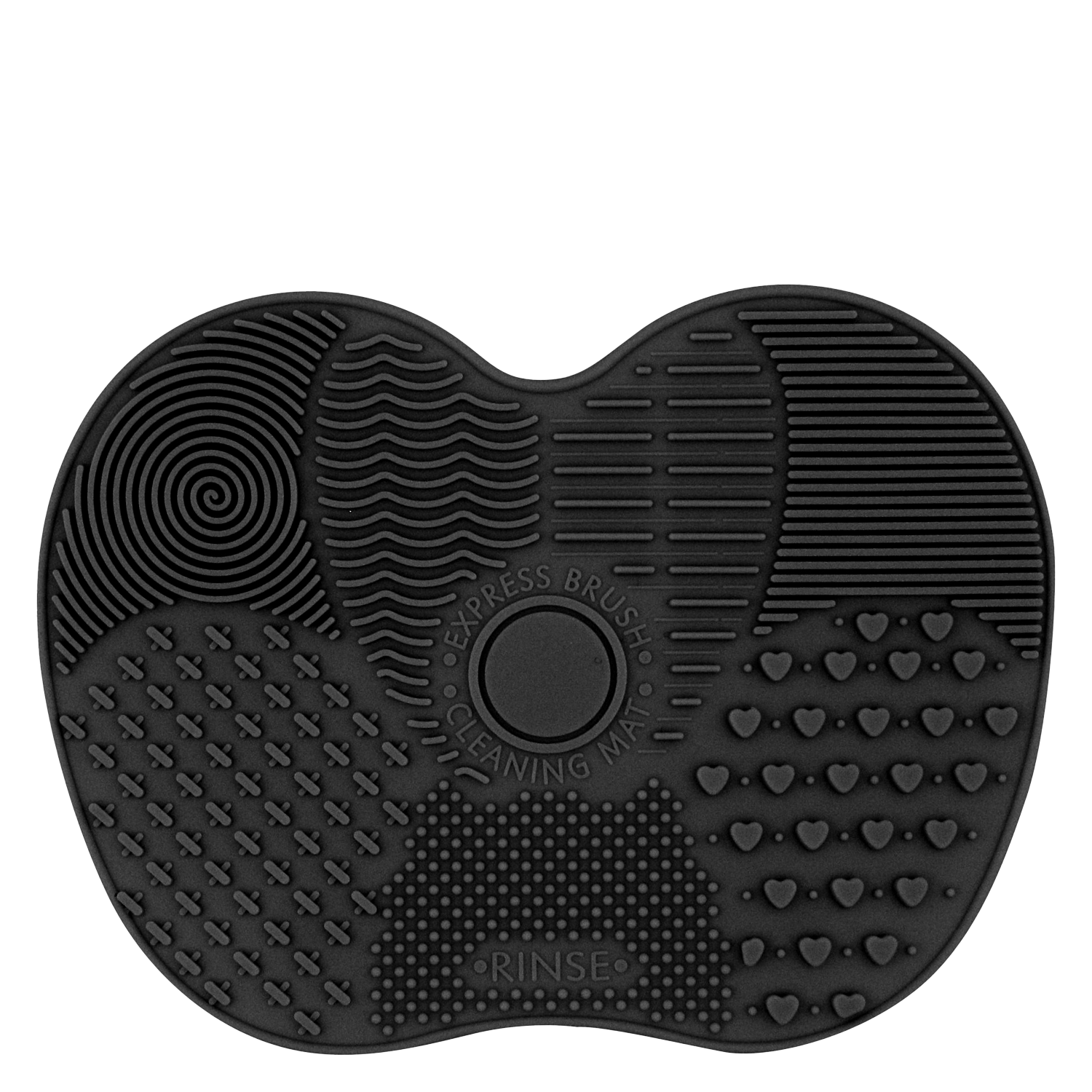 Vbeauty Make Up – Pinsel-Reinigungsmatte Schwarz 1x