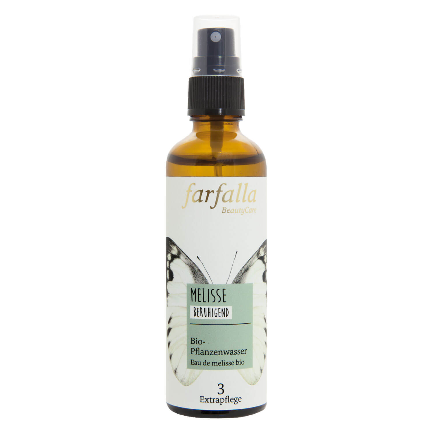 Farfalla Bio-Pflanzenwasser – Melisse – Bio-Pflanzenwasser Beruhigend 75ml