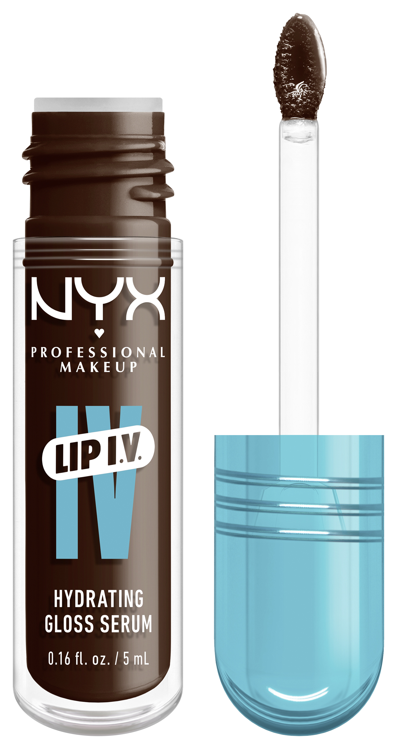 Nyx Professional Makeup Lip Iv – Gloss Serum Feuchtigkeitsspendender Lipgloss Espresso Soak 5ml