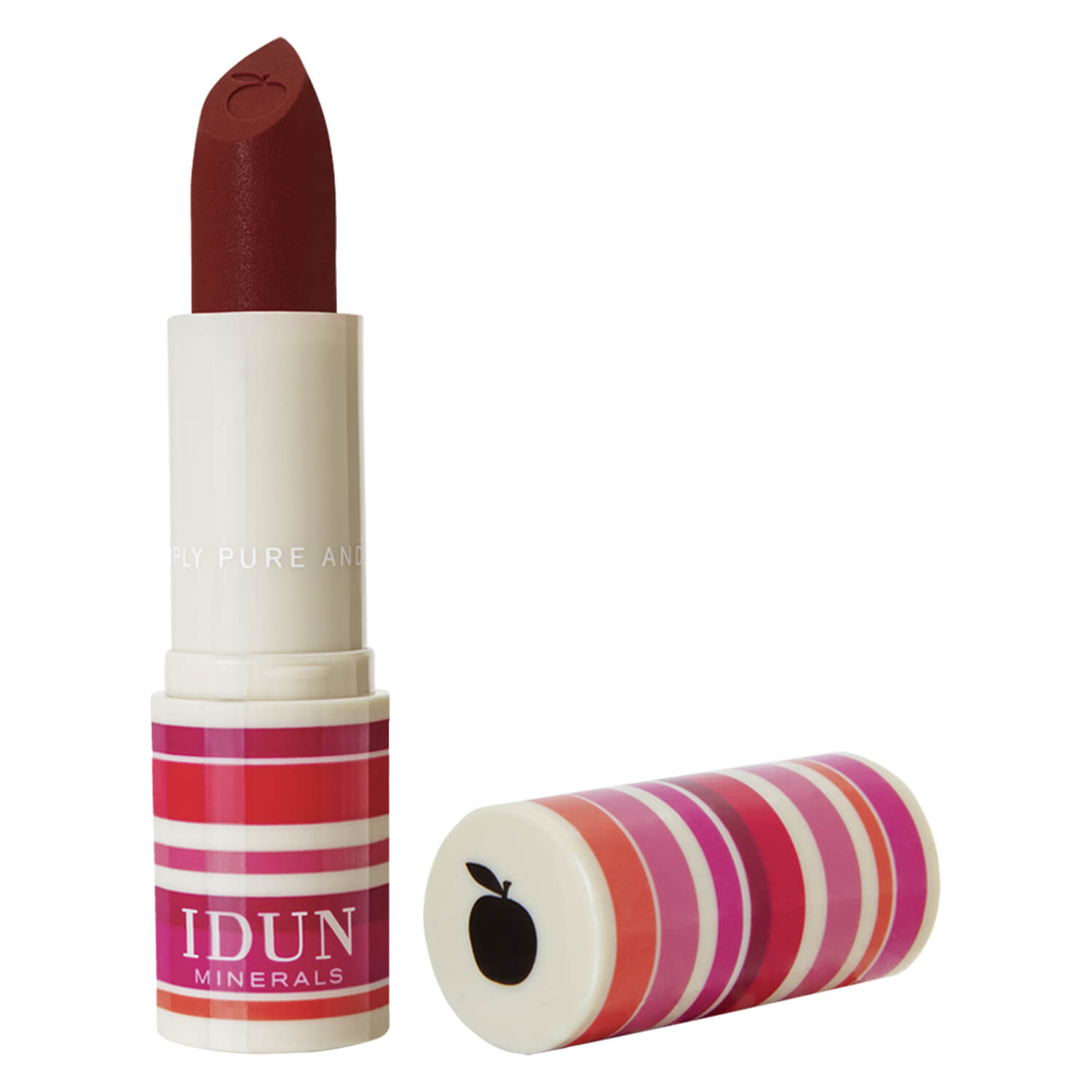 Idun Minerals Idun Lips – Matte Lipstick Vinbär Umber Red 4g