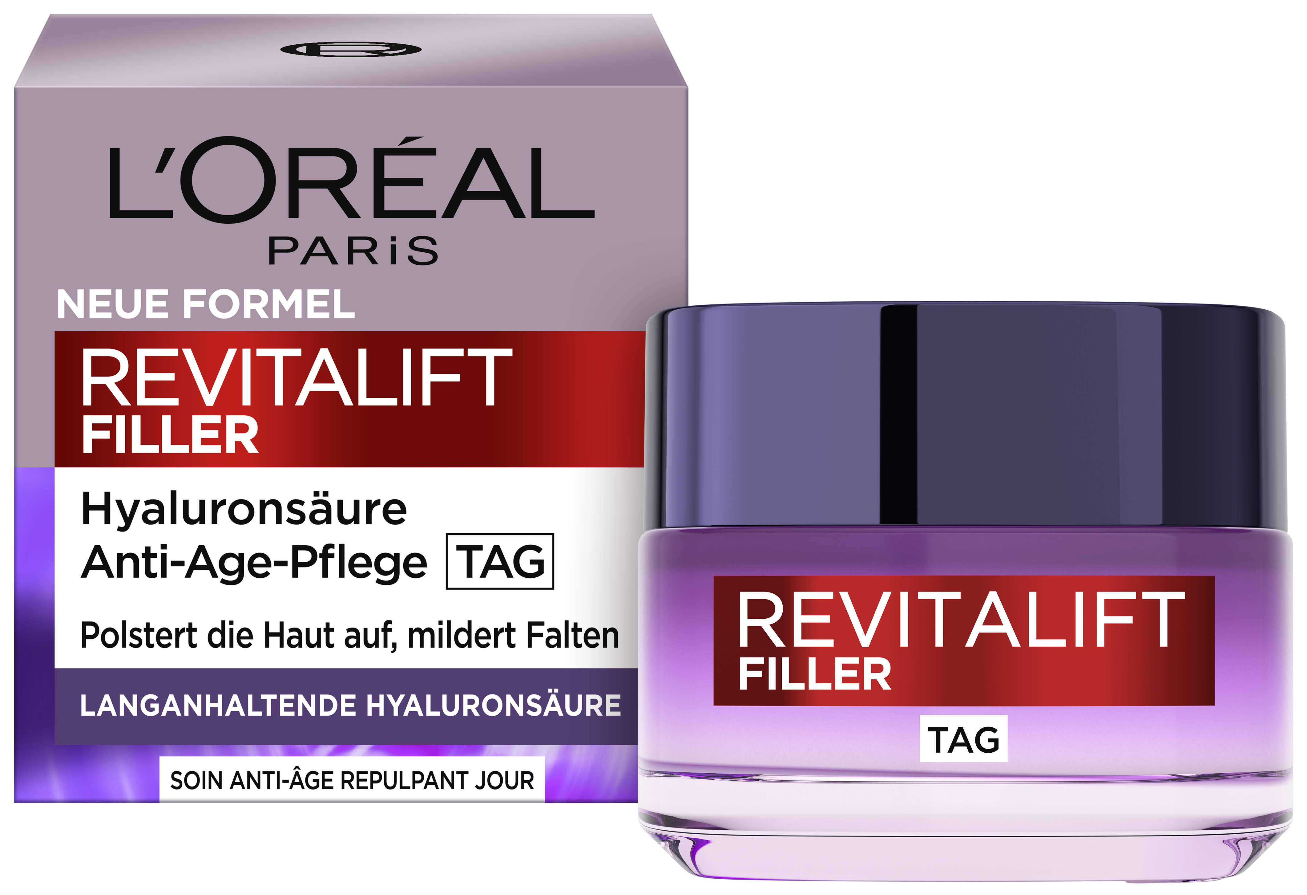 L’oréal Paris L’oreal Skincare – Revitalift Filler [+Hyaluronsäure] Intensiv Aufpolsternde Anti-Age Tagescreme 50ml