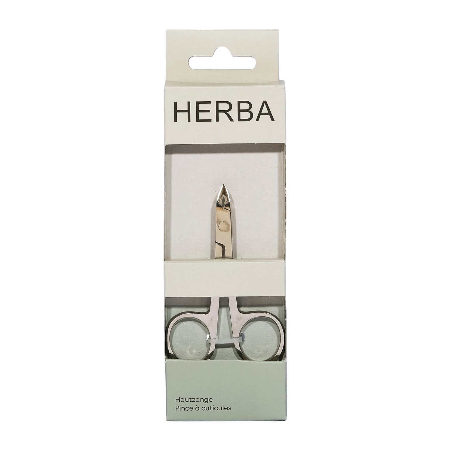 Herba - Hautzange Vernickelt, 8 Cm 1stk