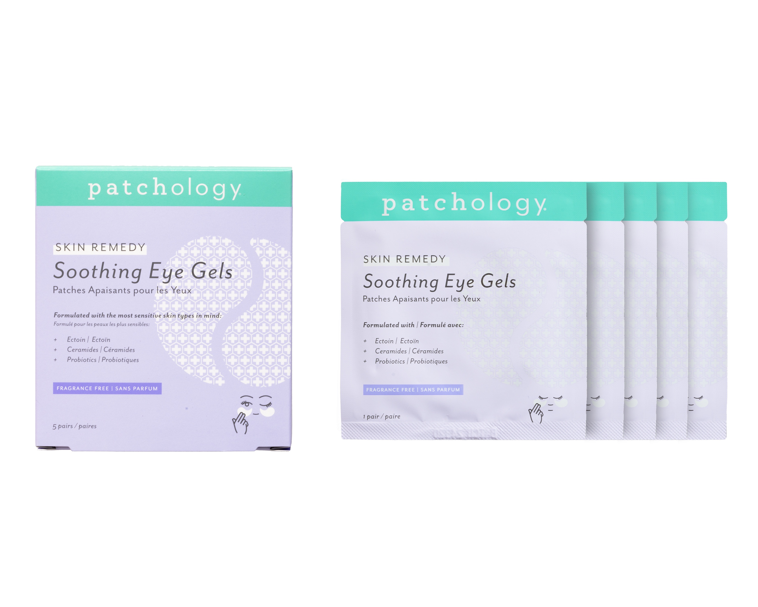 Patchology Face – Skin Remedy Soothing Eye Gel 5box 5x
