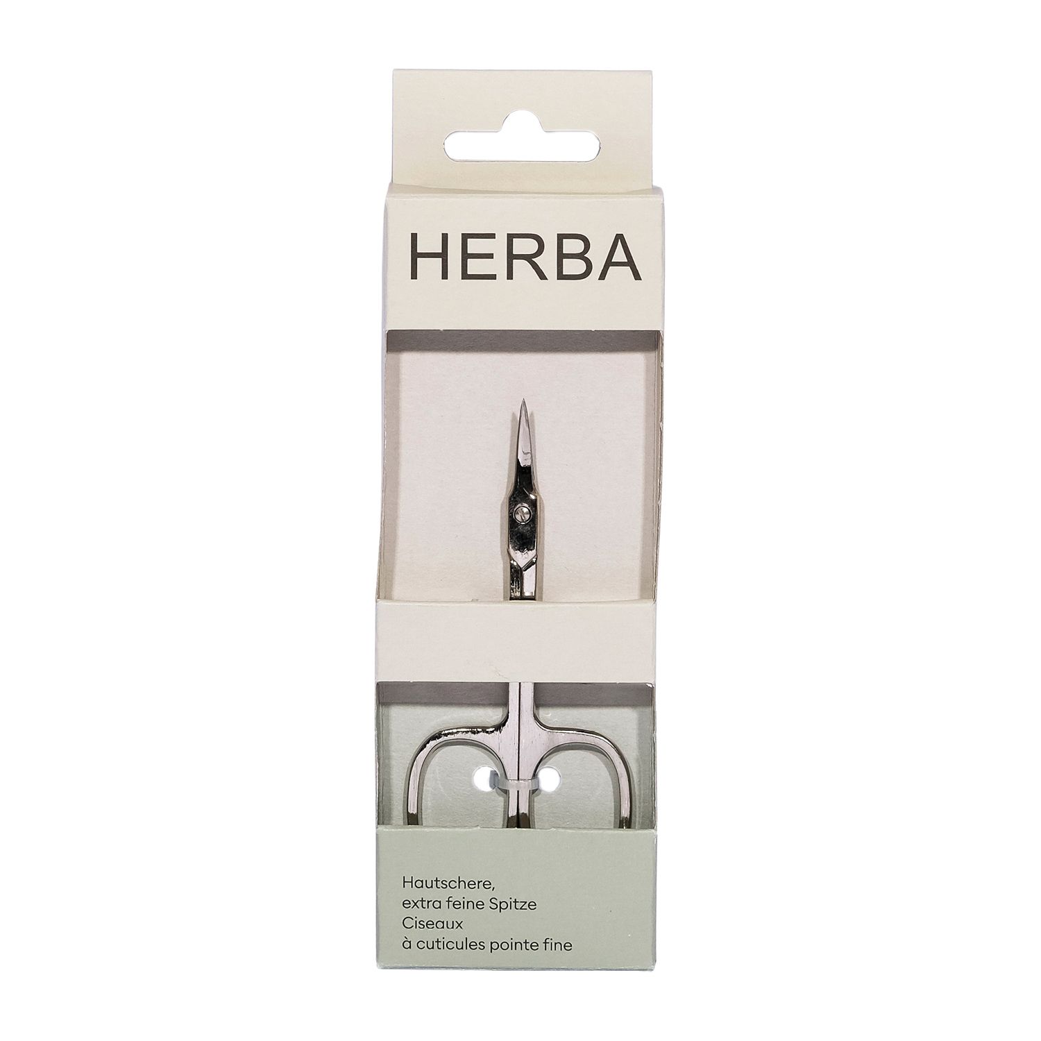 Herba - Hautschere Vernickelt Extra Feine Spitze 1stk