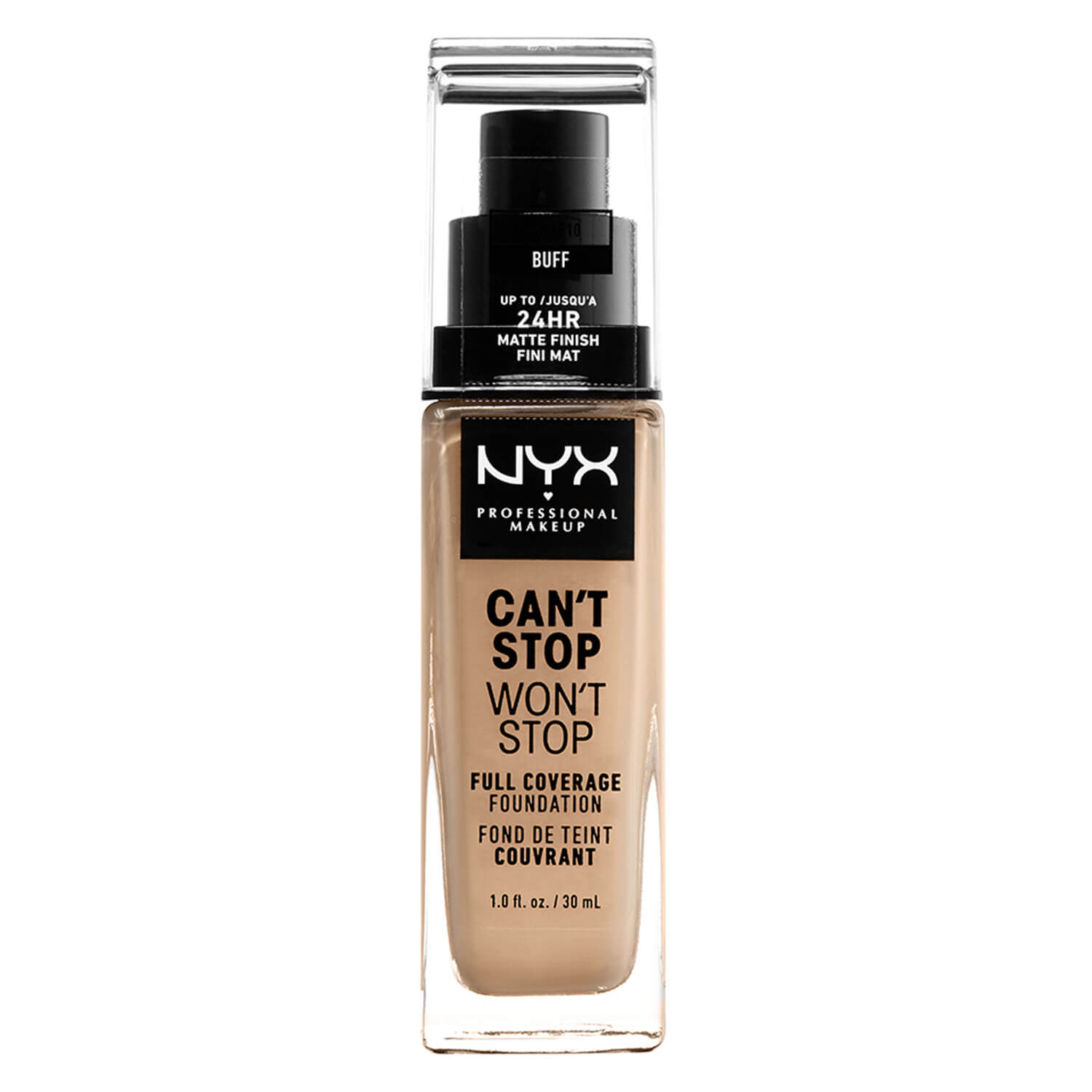 Nyx Professional Makeup Can’t Stop Won’t Stop – Full Coverage Foundation Buff 30ml