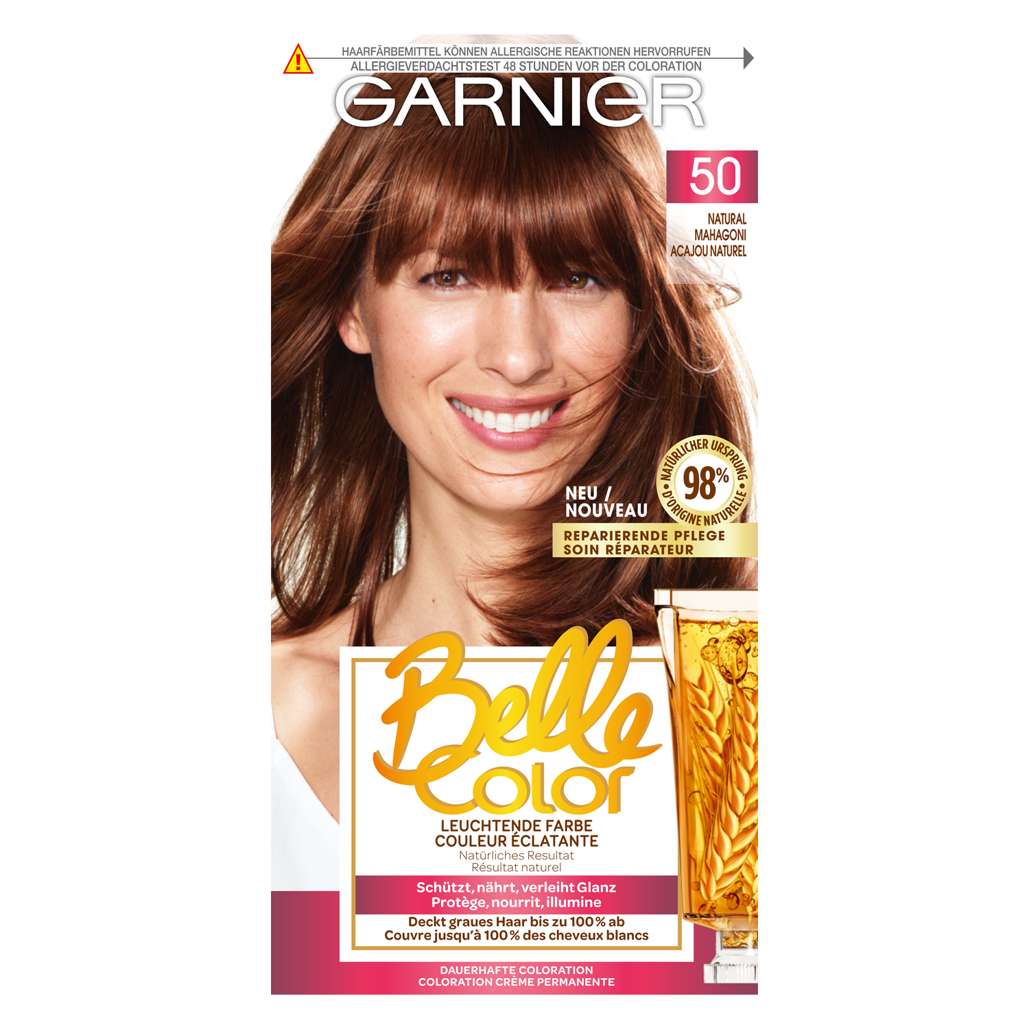 Garnier Belle Color – 50 Natural Mahagoni