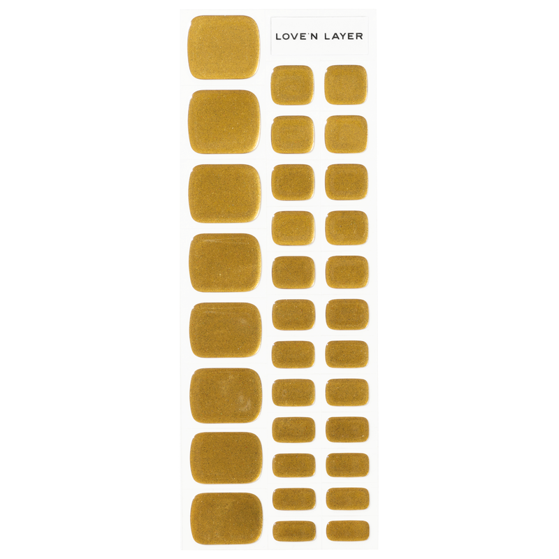 LoveNLayer - Metallic Toe Shiny Gold