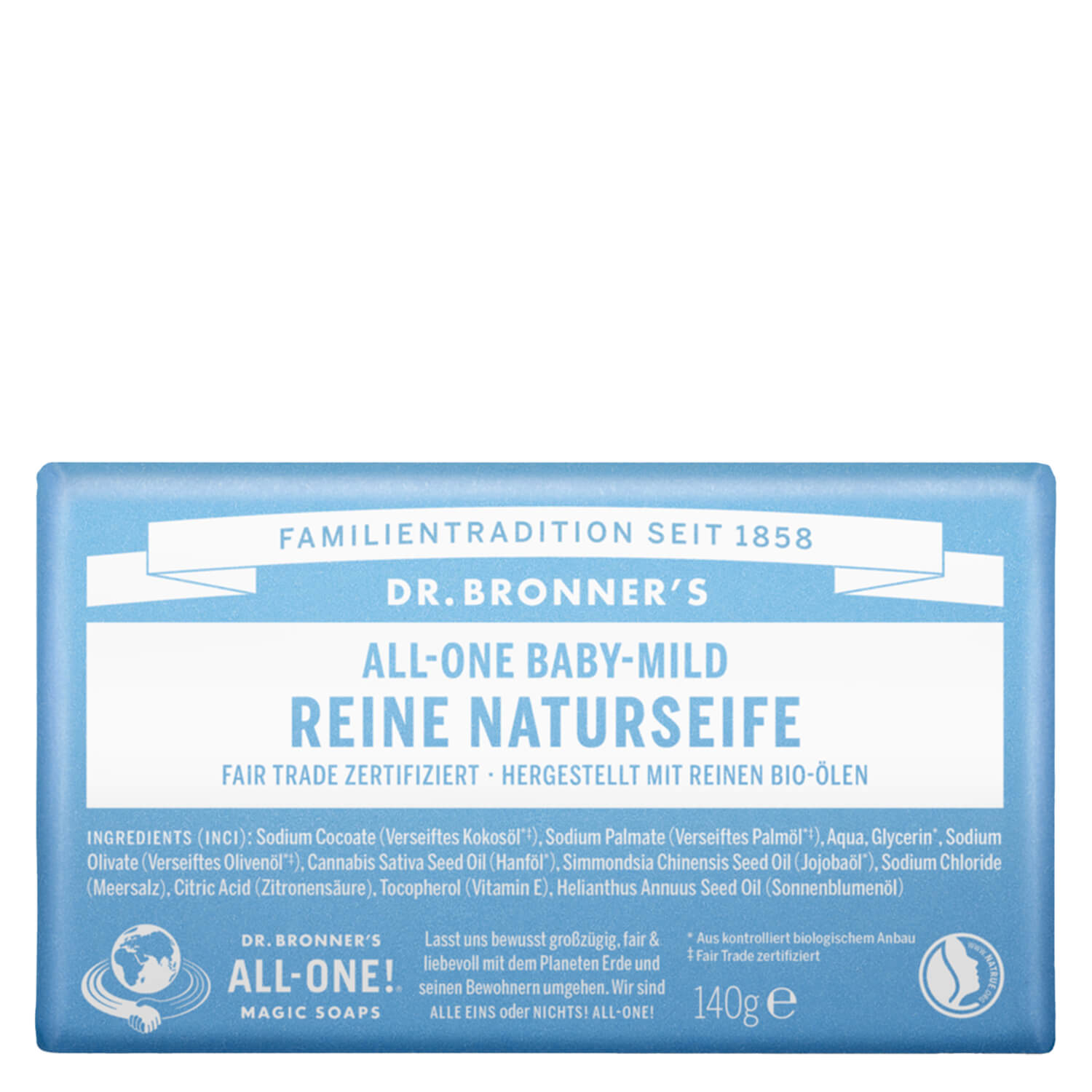 Dr. Bronner’s – Naturseife Baby Mild 140g