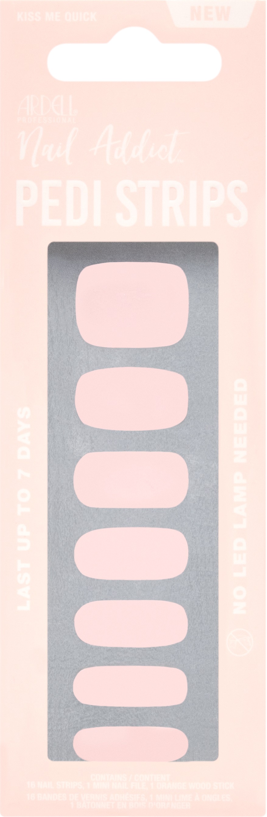 Ardell Nail Addict - Pedicure Strips Kiss Me Quick 1x