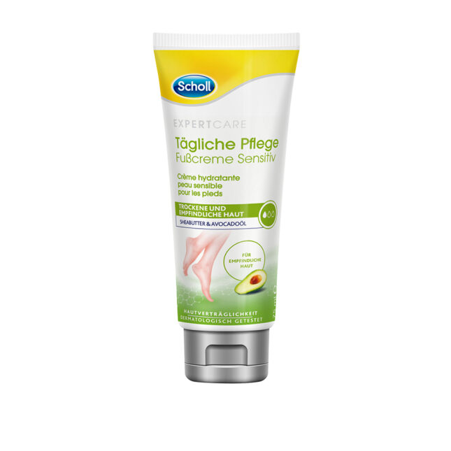 Scholl Expert Care – Tägliche Pflege Sensitiv Fusscreme 75ml