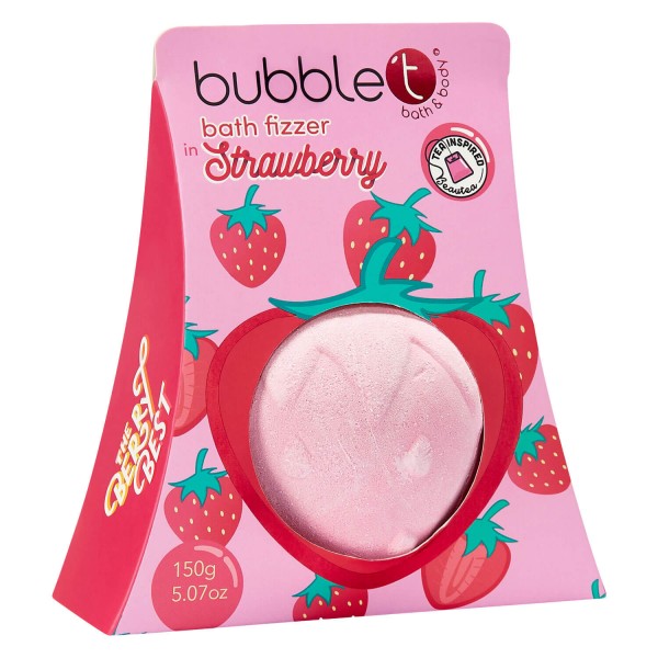 Image of bubble t - Fruitea Bath Fizzer Strawberry