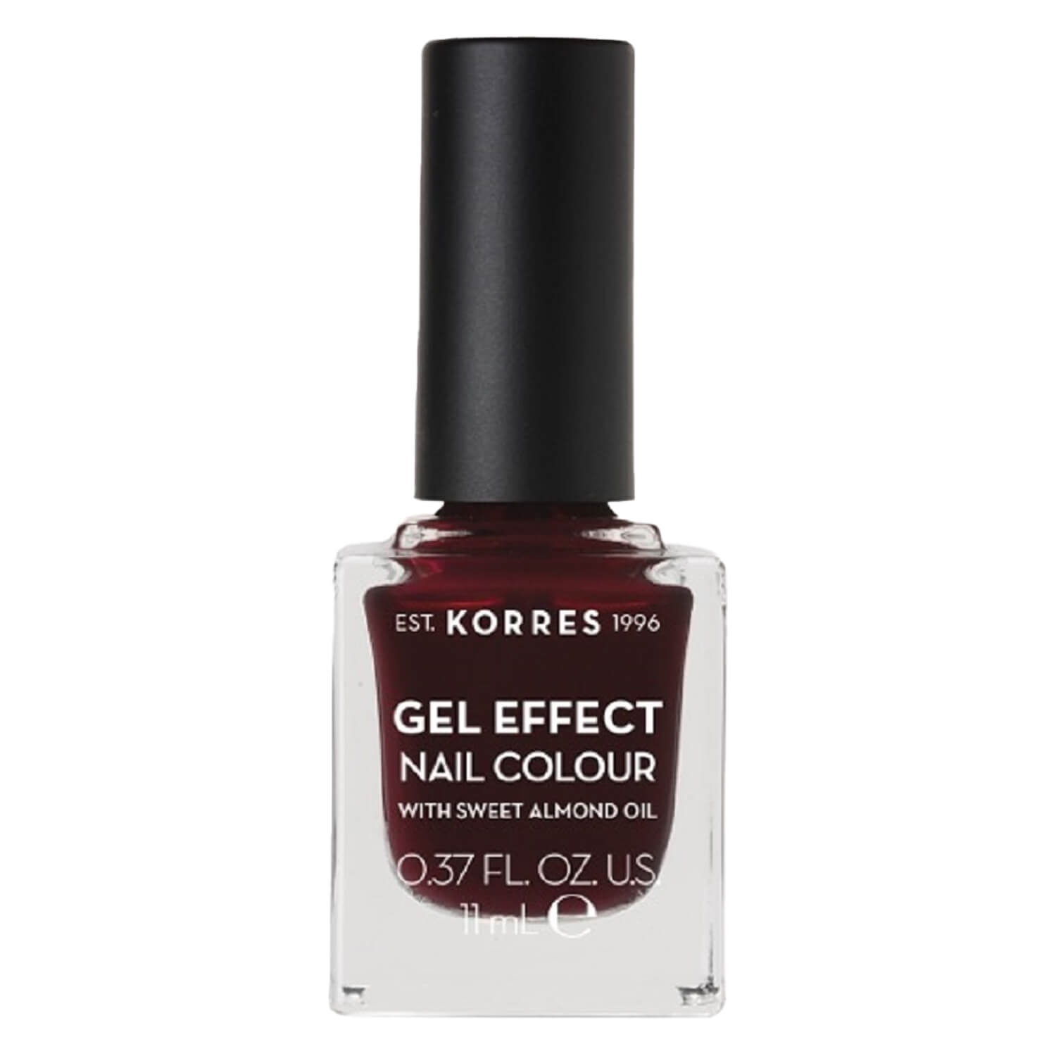 Korres Nails - Sweet Almond Nail Colour 57 Burgundy Red 11ml