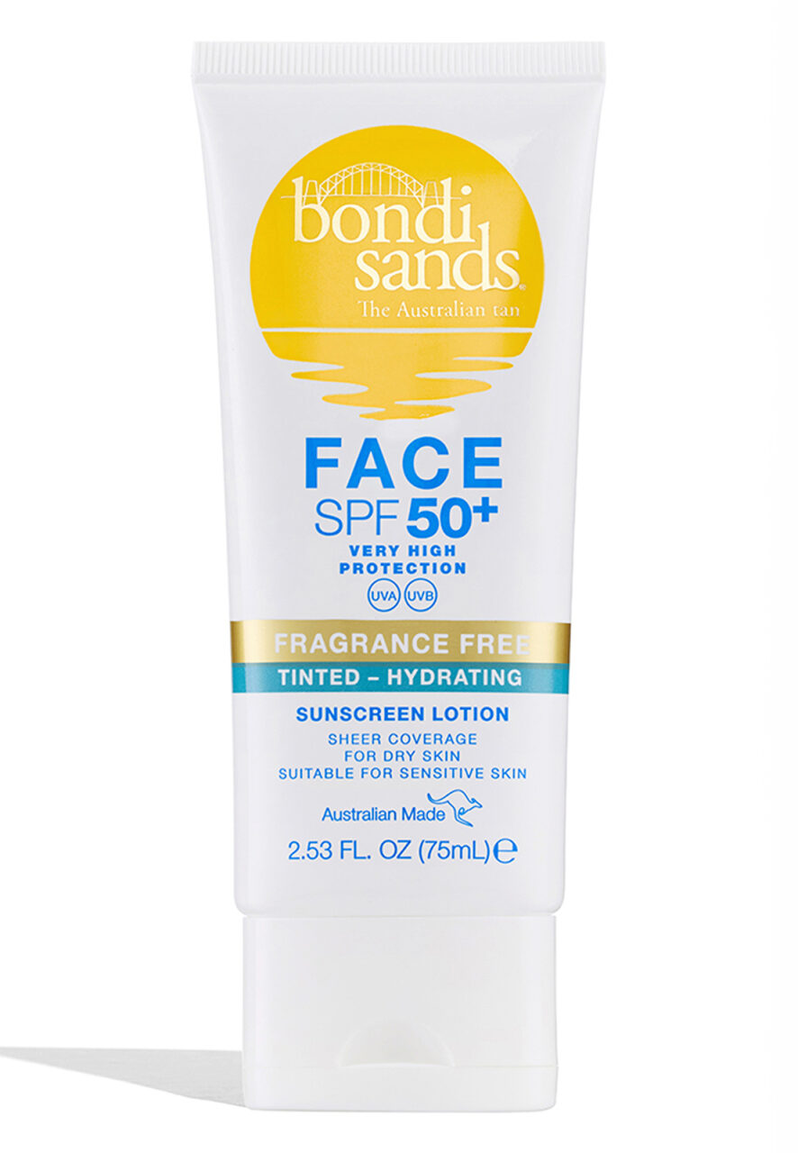 Bondi Sands - Spf 50+ Fragrance Free Hydrating Tinted Face Lotion 75ml