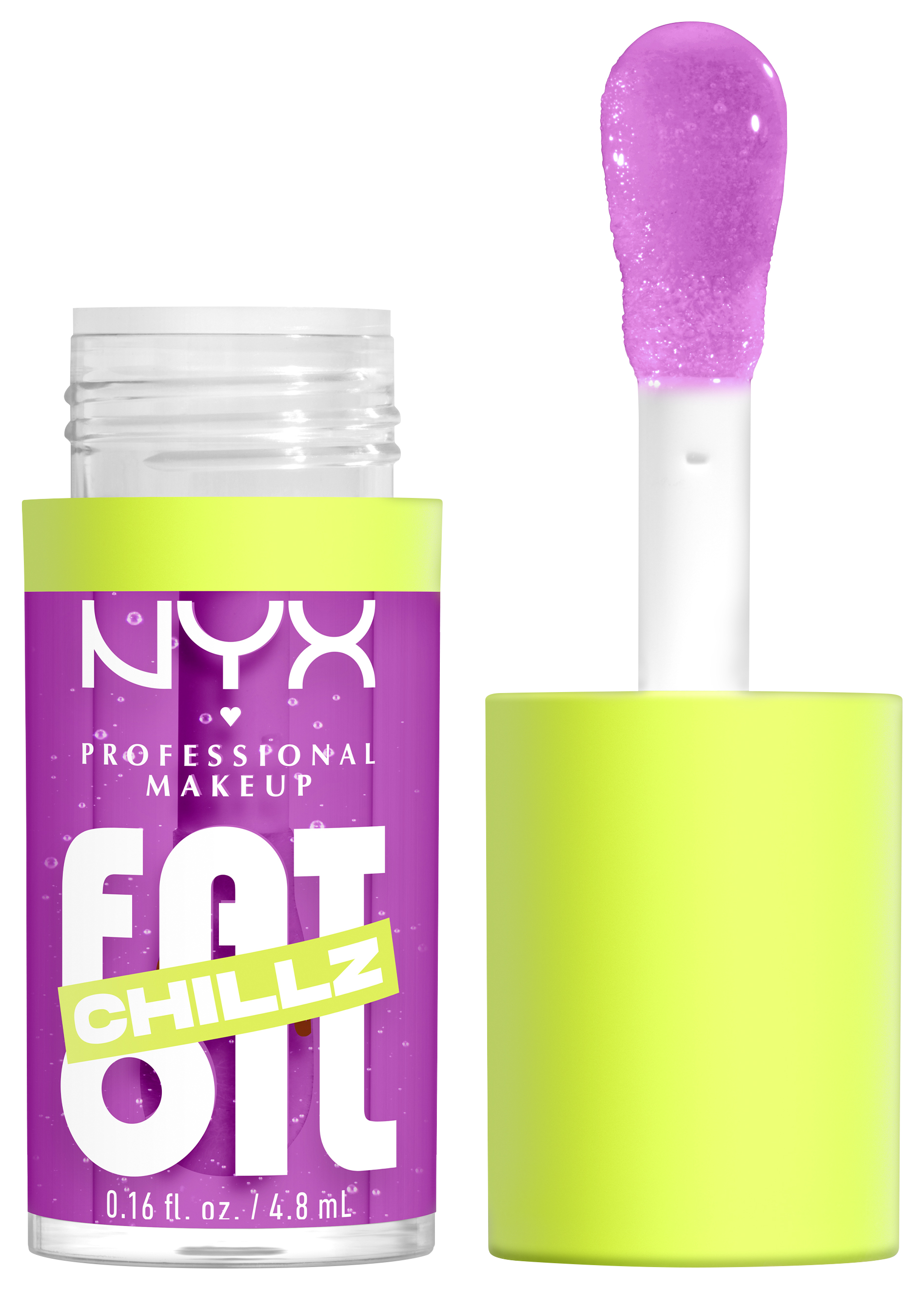 Nyx Professional Makeup Fat Oil Lip Drip – Chillz Strawberry Slush Lila 4,8ml