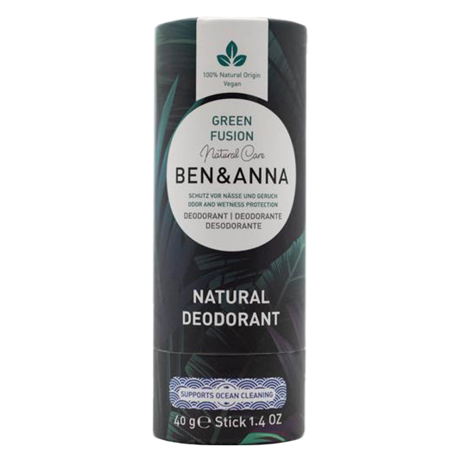 Ben&Anna – Green Fusion Deo Stick Papertube 40g