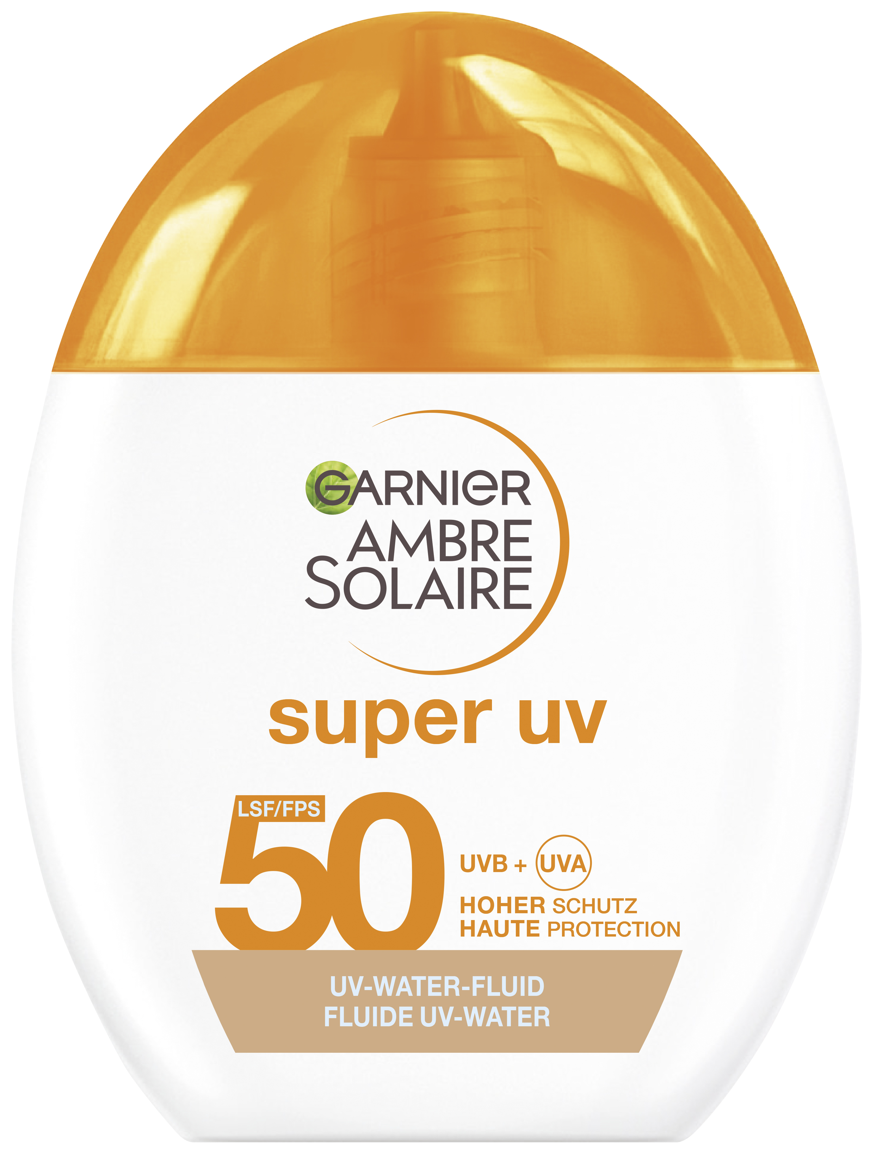 Garnier Ambre Solaire - Super Uv Uv-Water-Fluid Glow Lsf 50 40ml