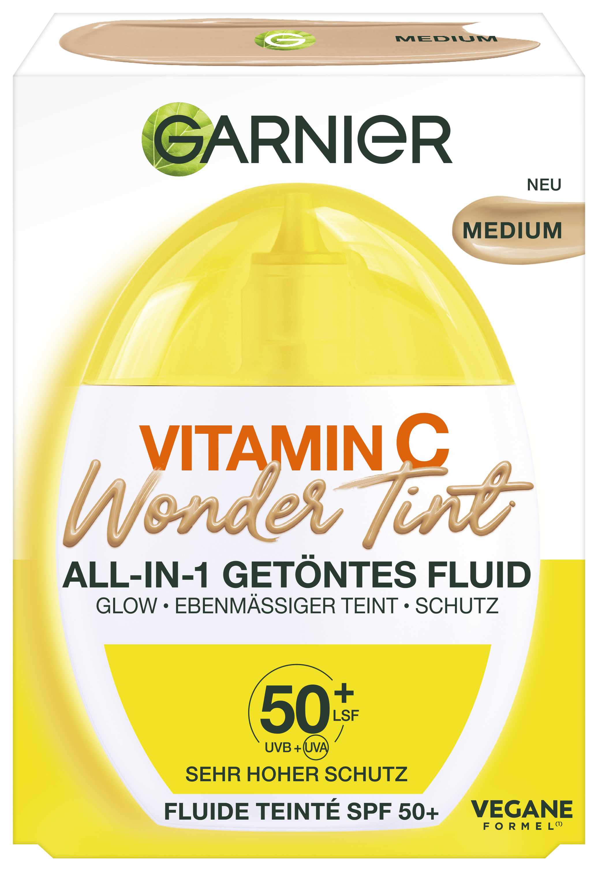 Garnier Skinactive Face - Vitamin C Wonder Tint All-In-1 Getöntes Fluid 40ml