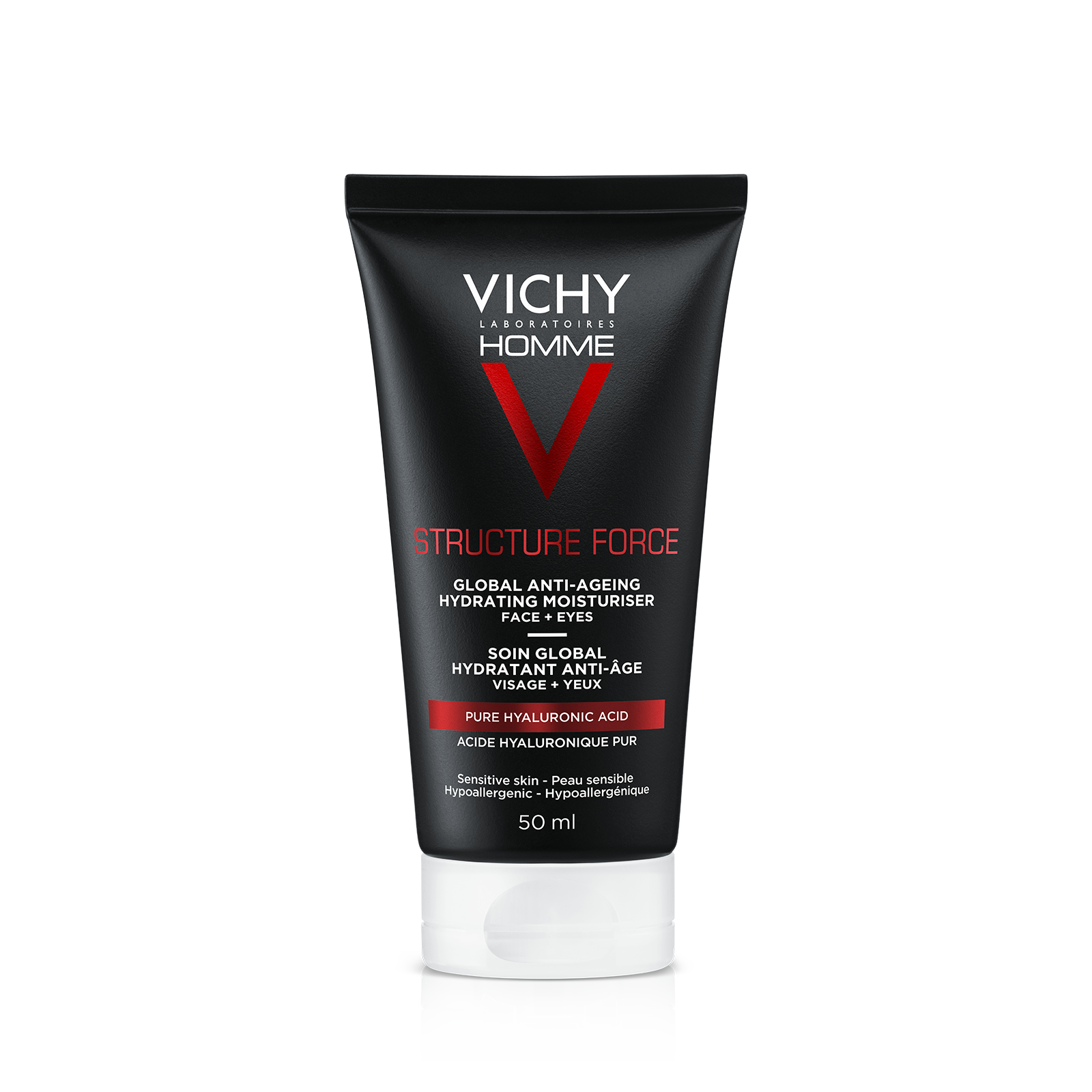 Vichy Homme - Structure Force - Komplette Anti-Aging Pflege Für Gesicht & Augenkonturen 50ml