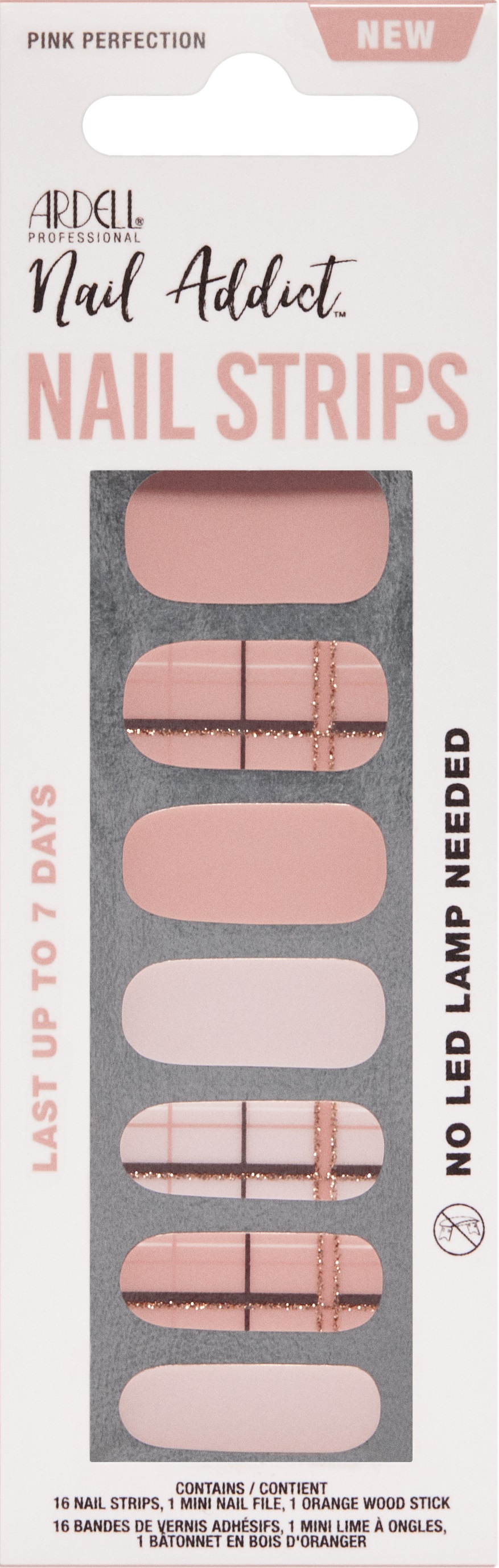 Ardell Nail Addict - Nail Strips Pink Perfection 1x