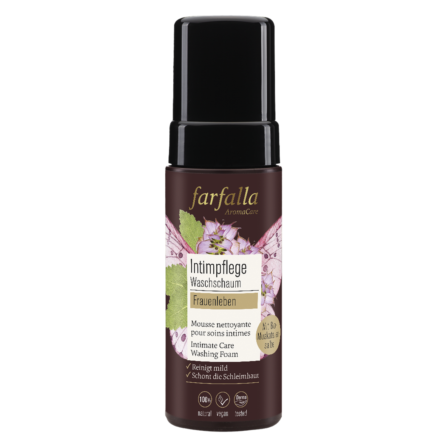 Farfalla Frauenleben – Intimpflege Waschschaum 150ml