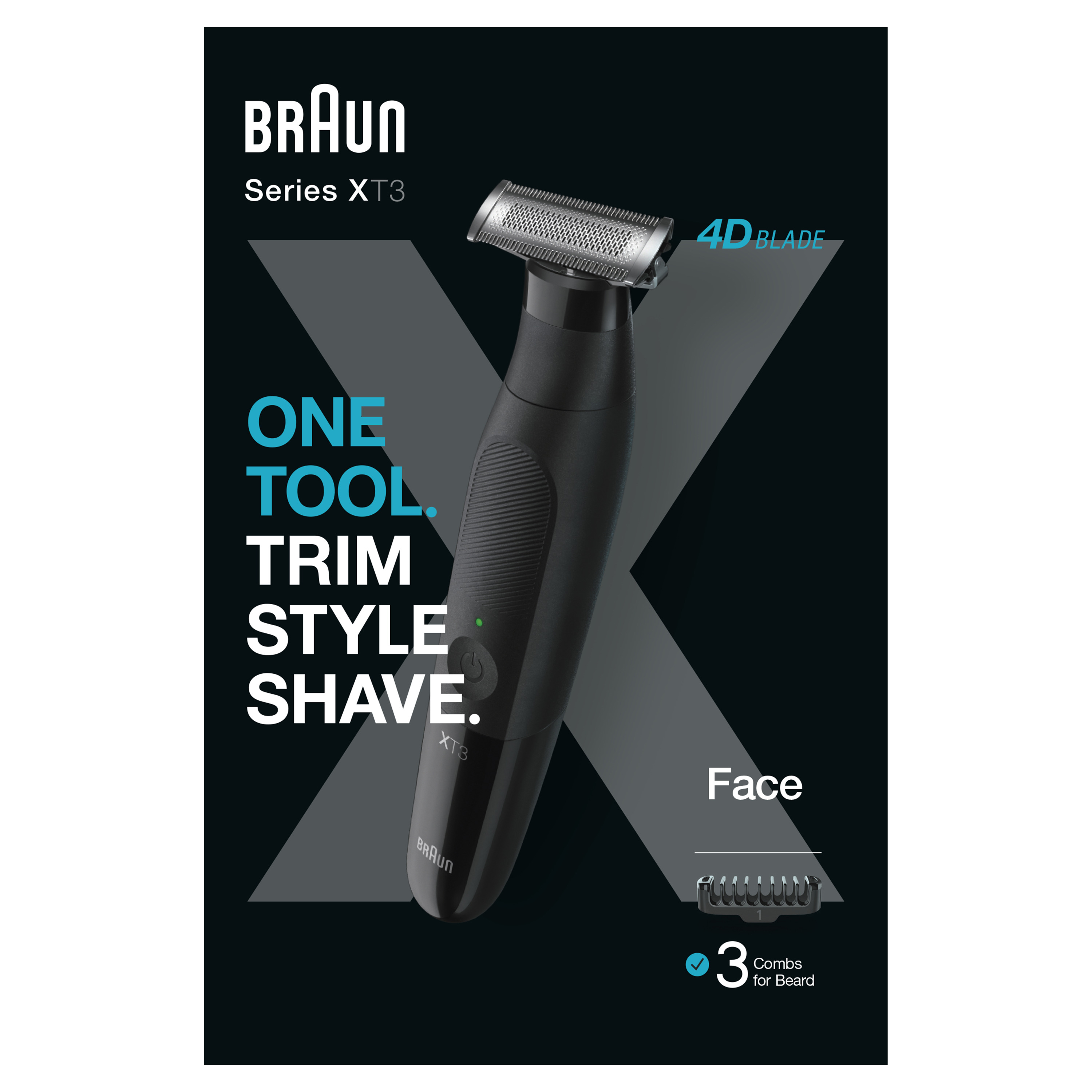 Braun - Series Xt3100 Face 1stk