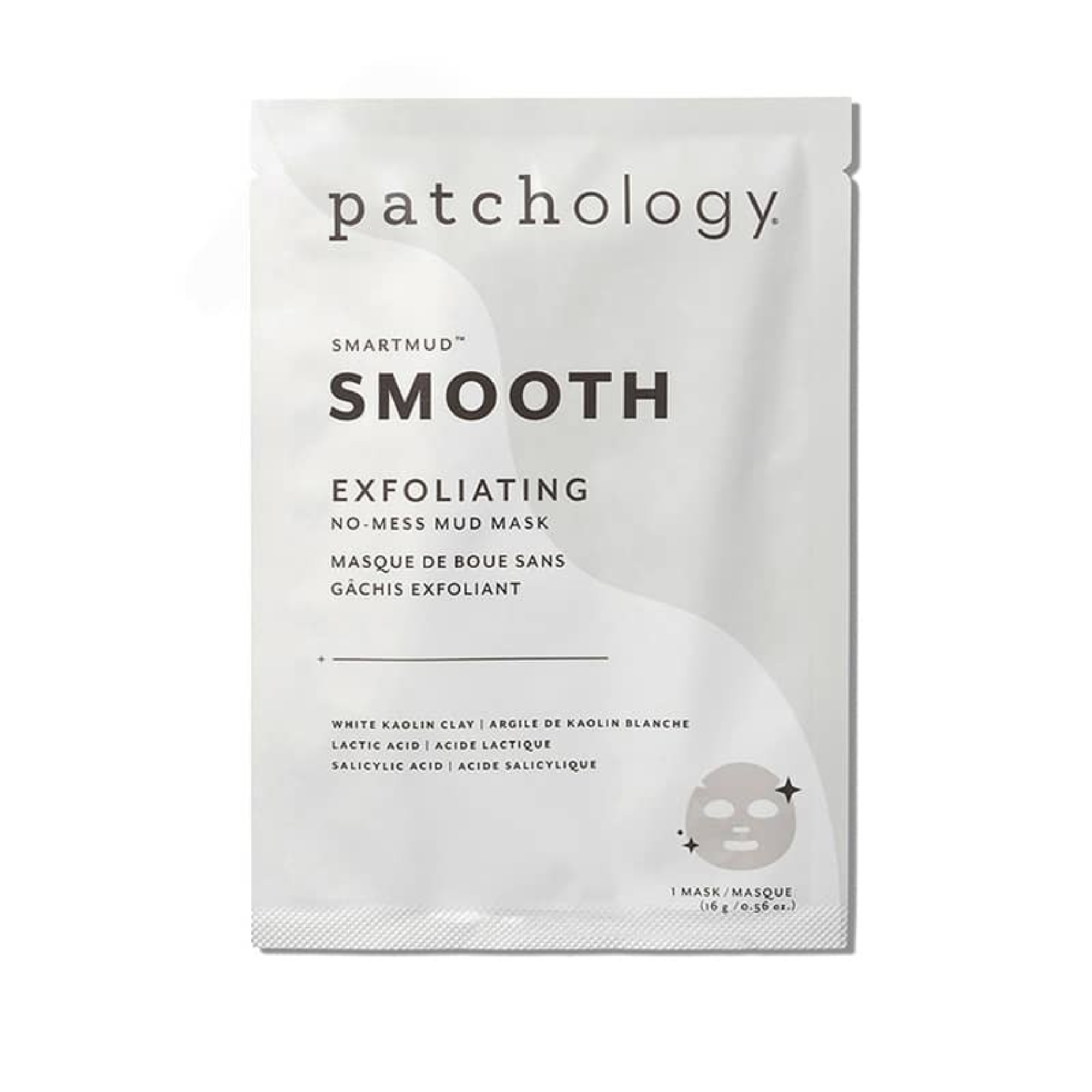 Patchology Smartmud – Smooth Sheet Mask – Single 1x
