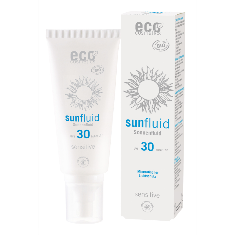 Eco Cosmetics - Sonnenfluid Sensitiv Lsf30 100ml