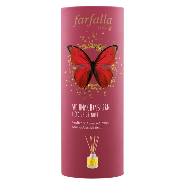 Image of Farfalla Aroma-Airstick - Weihnachtsstern Festlicher Aroma-Airstick