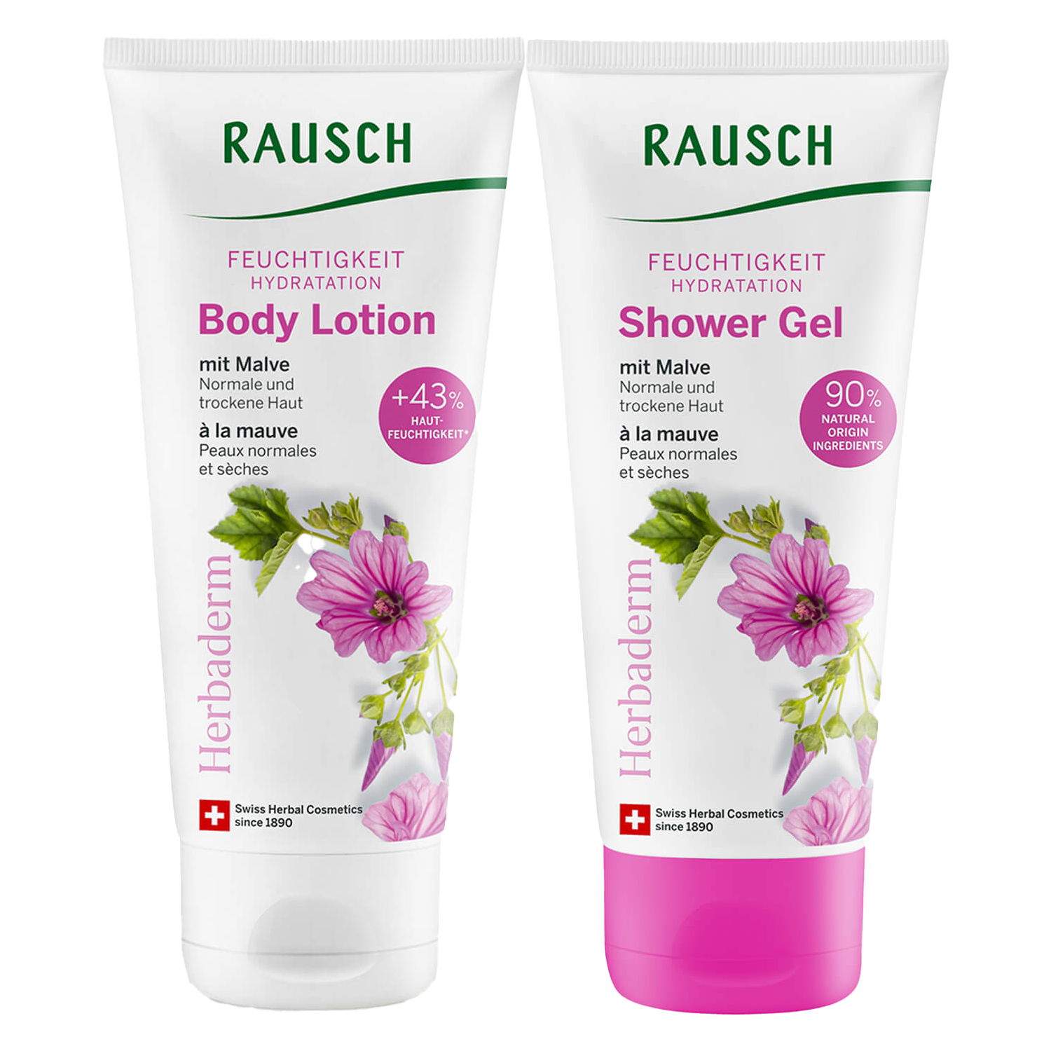 Rausch Body – Hydratation Shower Gel & Body Lotion Malve