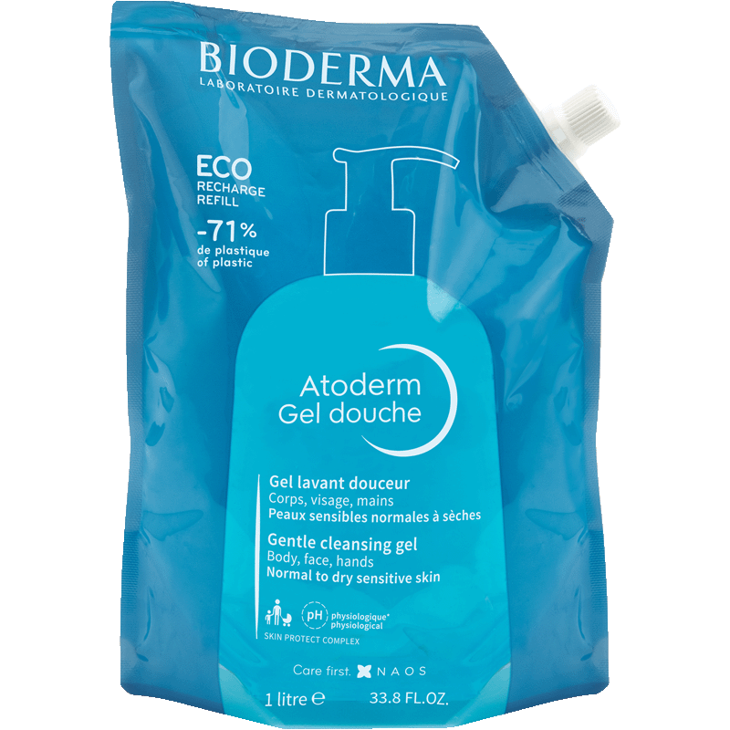 Bioderma Atoderm - Eco Recharge Gel Douche Refill 1000ml
