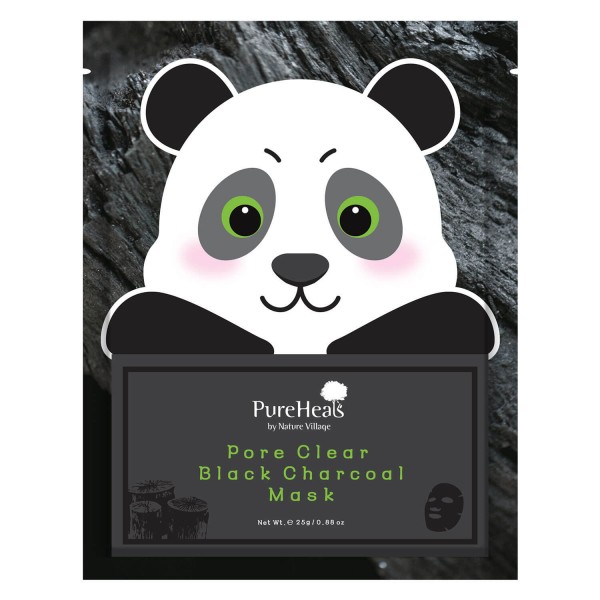 Image of PureHeals - Pore Clear Black Charcoal Mask
