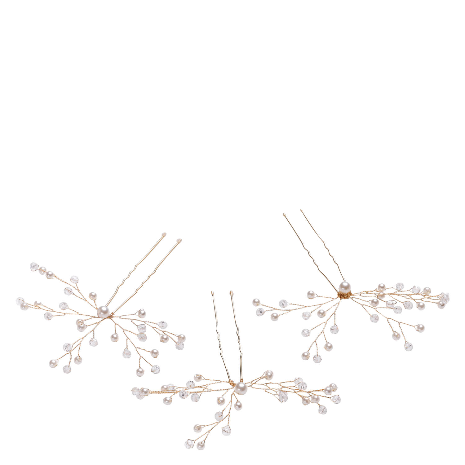 Trisa Celebride Haarnadel Mit Perlen & Strasssteinen 3x