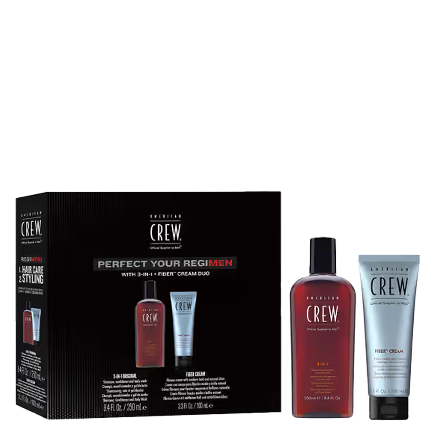 American Crew Specials – Regimen 3in1 & Fiber Cream Duo