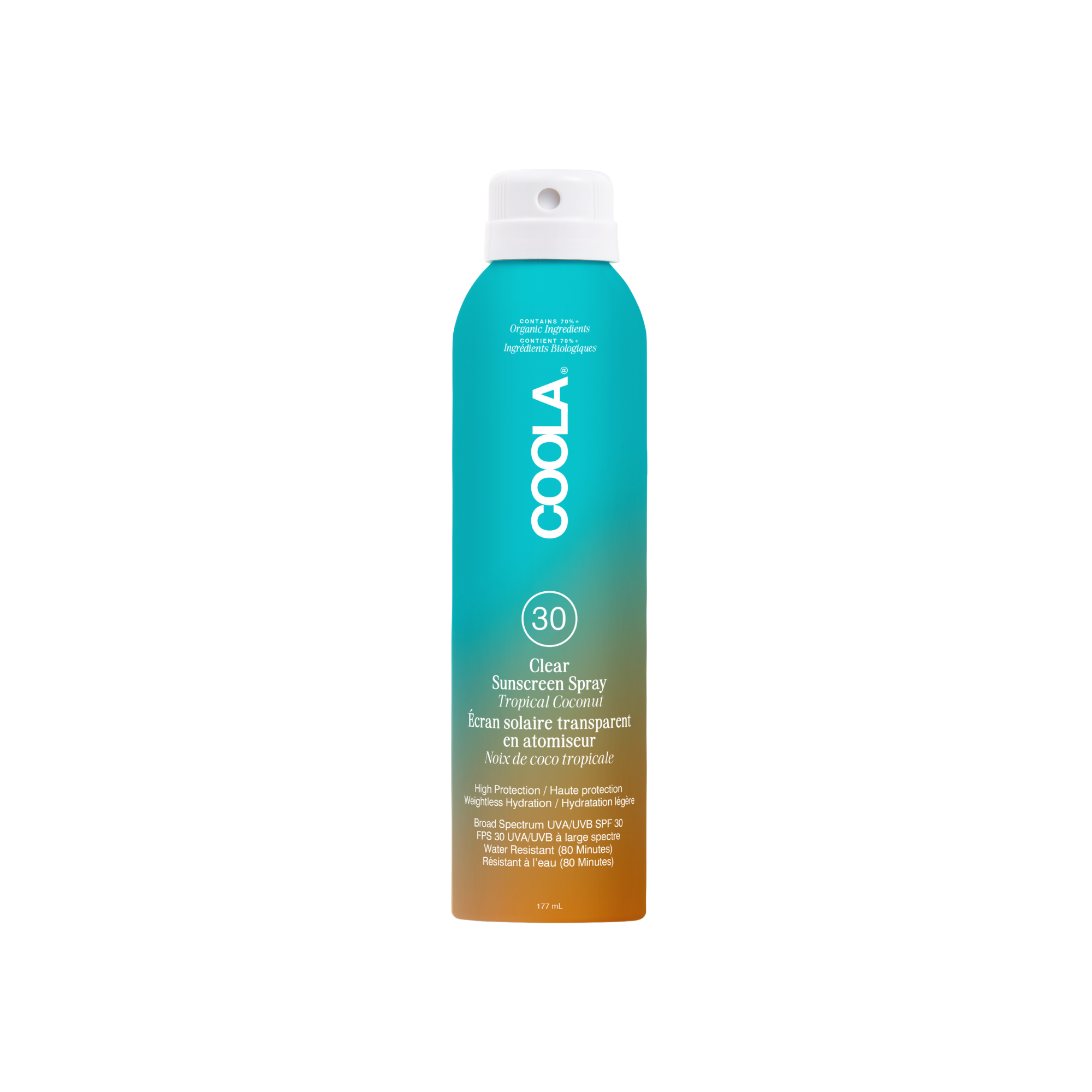 Coola – Classic Body Organic Sunscreen Spray Spf30 Tropical Coconut 177ml