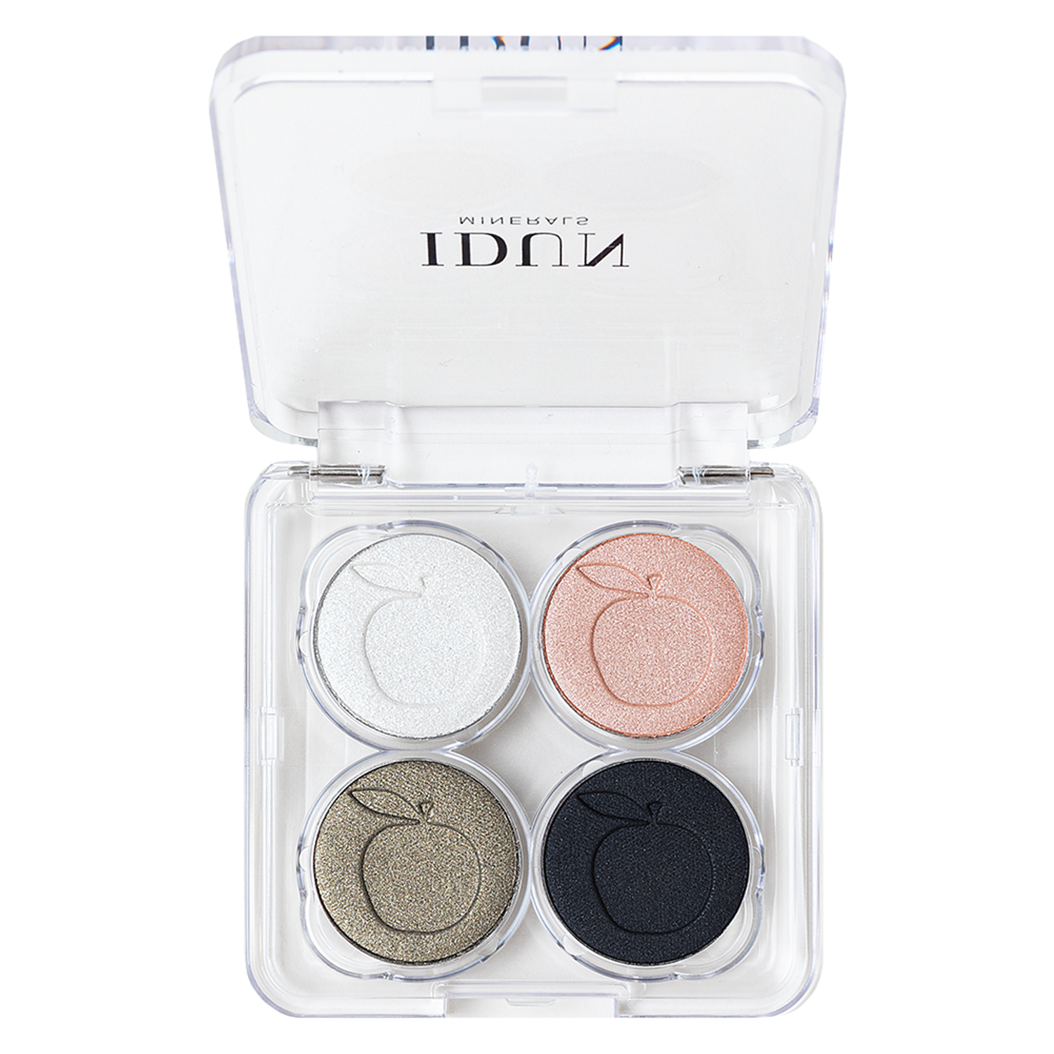 Idun Minerals Idun Eyes – Mineral Eyeshadow Palette Vitsippa Greens & Peach 4g