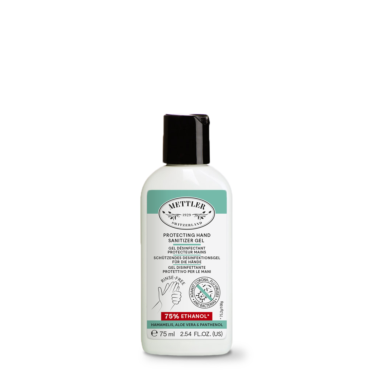 Mettler1929 Detox - Schützendes Desinfektionsgel Für Hände 75ml