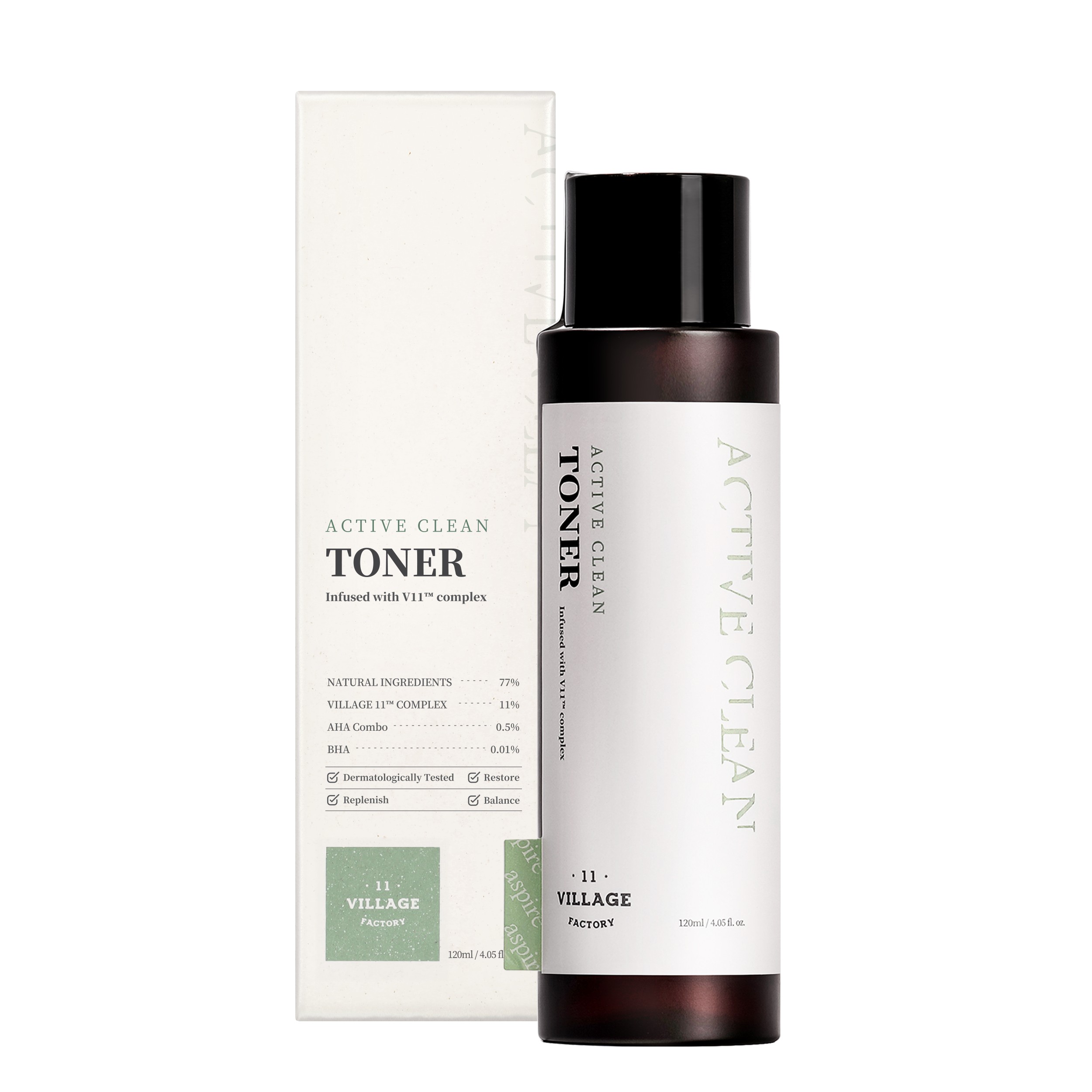 11 Village Factory Active Clean – Toner 120ml