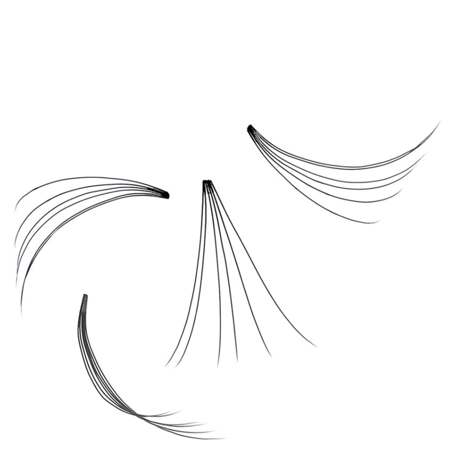 Artdeco Lashes - Permanent Lashes Short Natural Black 6 1x