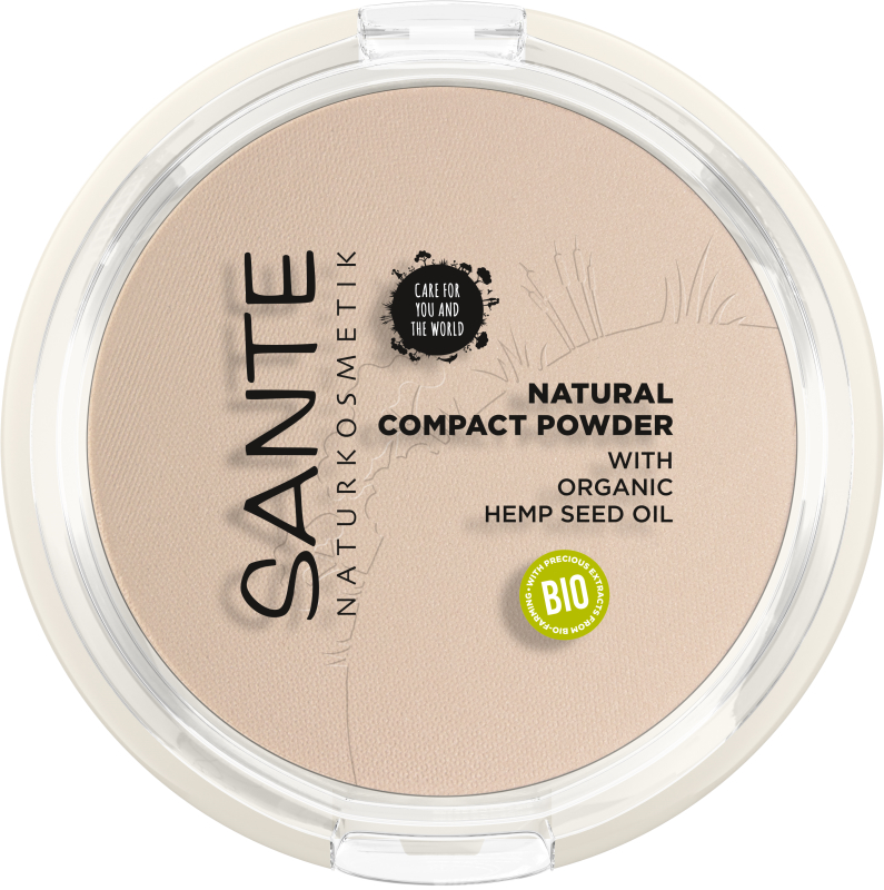 Sante - Nat. Compact Powder 01 Cool Ivory 9g