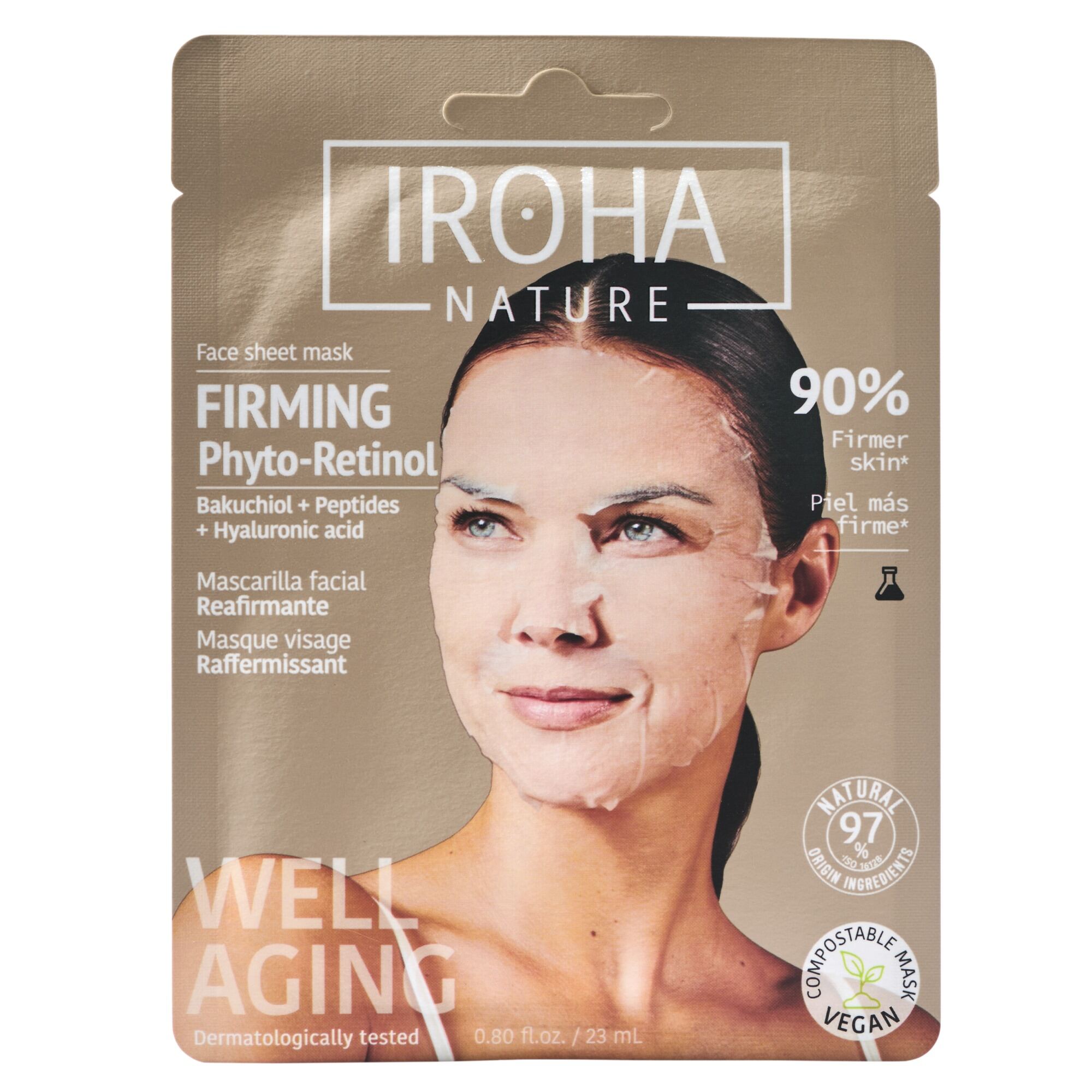 Iroha Nature - Firming & Anti-Age Bakuchiol & Peptides Face Mask 1x